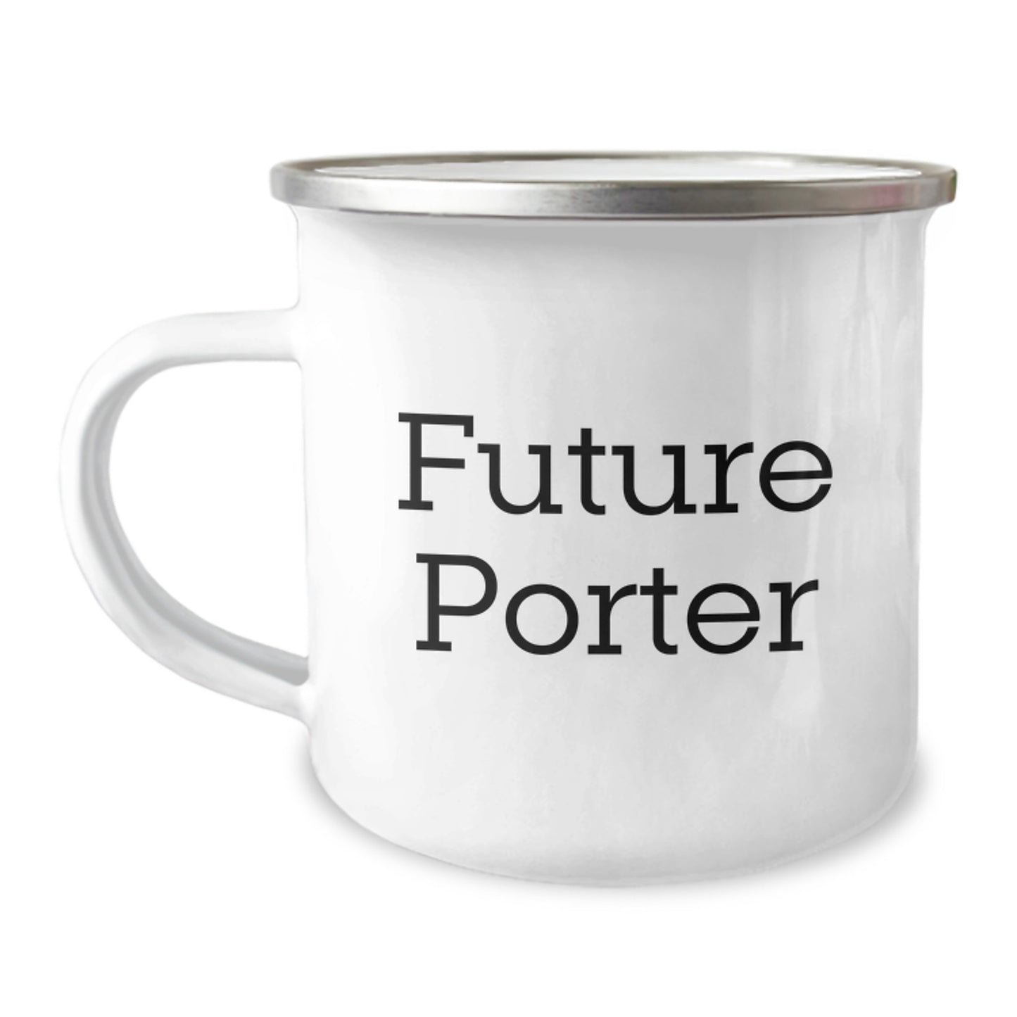 Porter Enthusiast Gifts from Men, Funny Quotes, Christmas Unique Gifts, Portable Camping Mug - Image 1