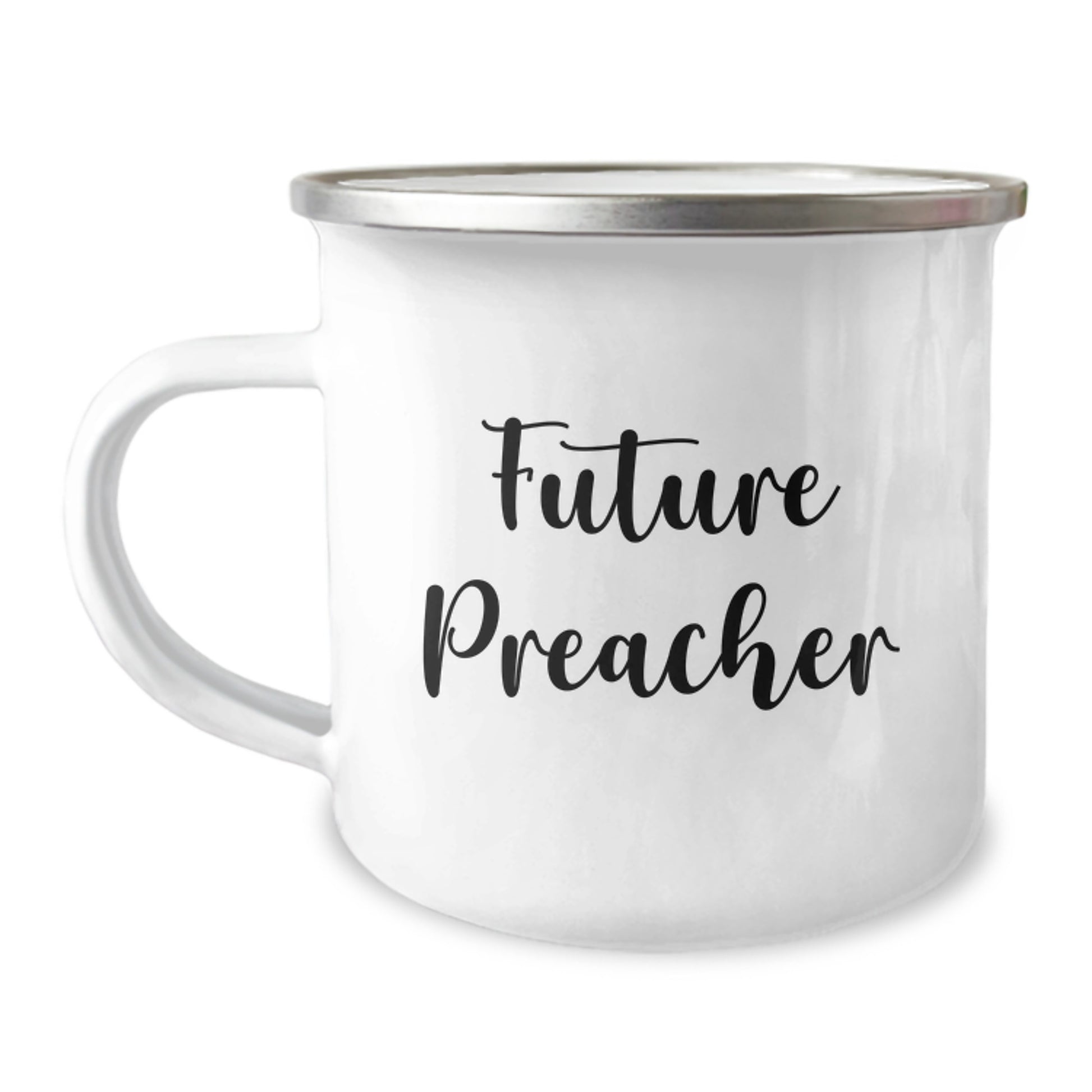 Funny Preacher Gifts from Men to Future Preacher, Unique Camping Mug for Graduation - Image 1