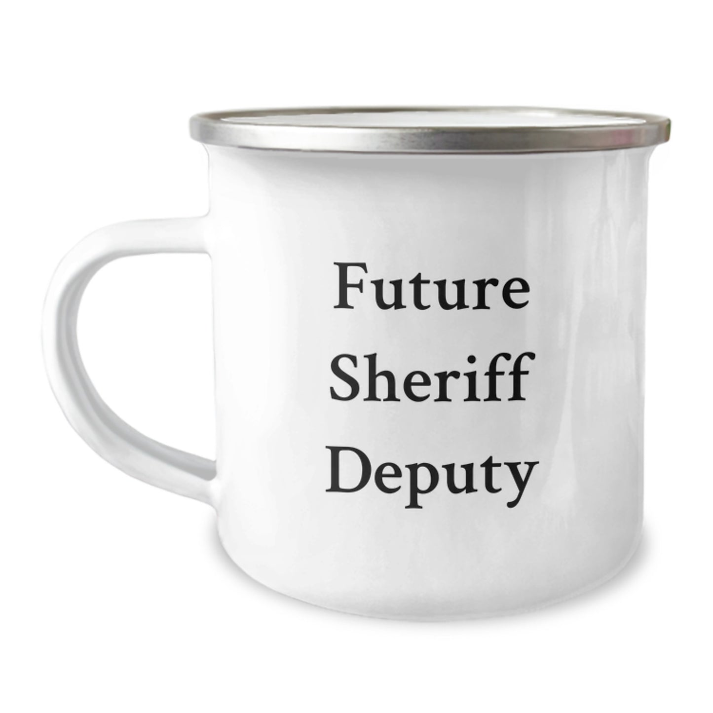 Future Sheriff Deputy Gifts, Funny Camping Mug for Graduation, Sheriff Deputy Gifts from Friends and Family - Image 1