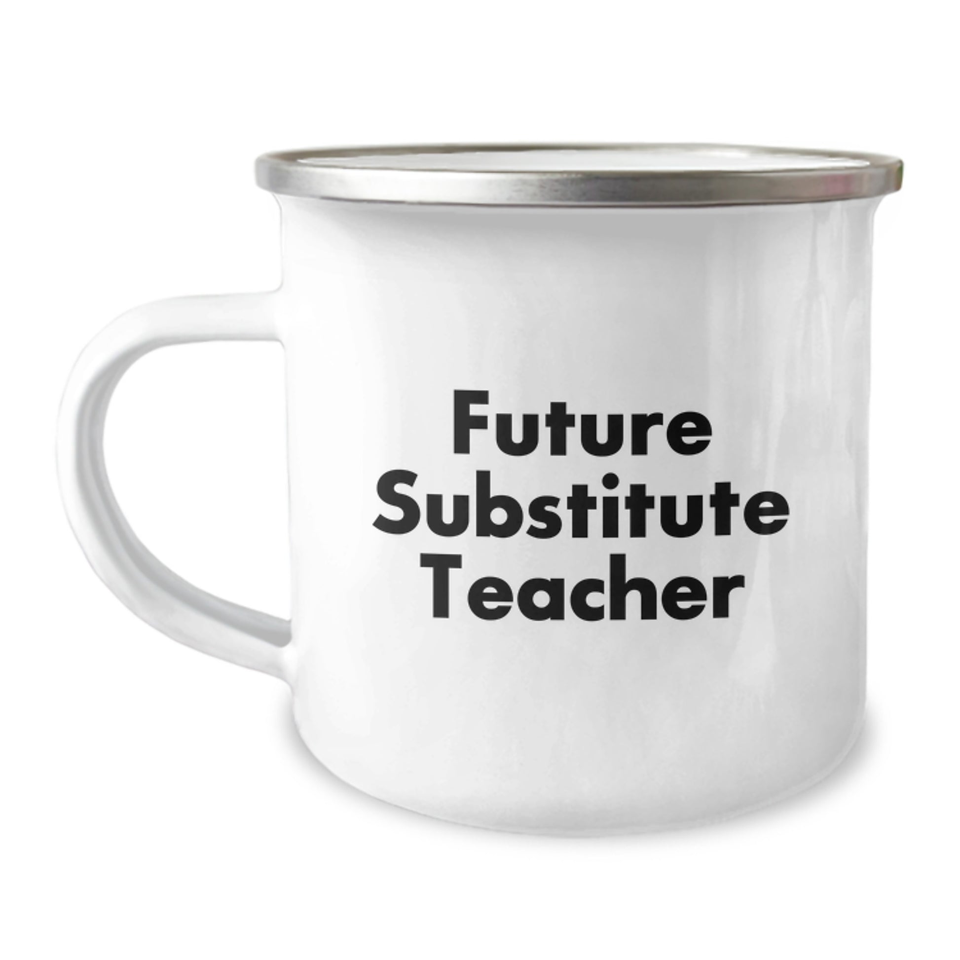 Funny Substitute Teacher Gifts for Future Substitute Teacher, Camping Mug for Graduation, 'You're a-maze-ing!' Enamel Finish - Image 1
