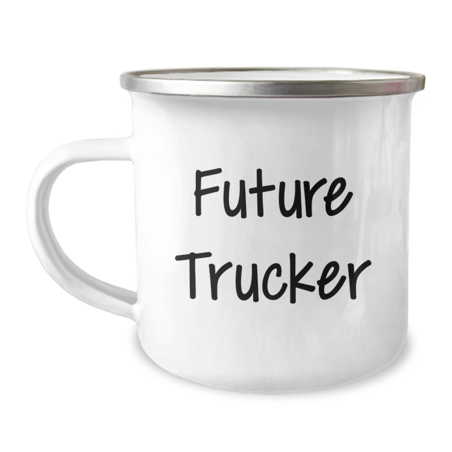 Future Trucker Gifts from Family, Inspirational Camping Mug for Trucker, Graduation Unique Gifts, 'A Future Trucker is Born' - Image 1