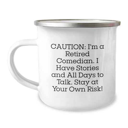 Funny Comedian Gifts from Family, Comedian Camping Mug for Men, Comedian Christmas Unique - Image 1