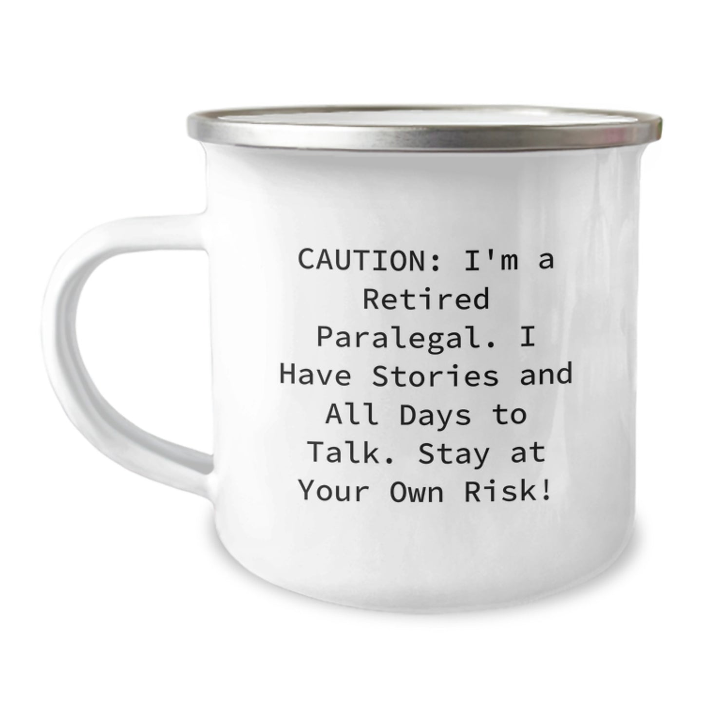 Christmas Unique Gifts from Friends for Paralegal Coworkers - Funny Retired Paralegal Mug, Paralegal Camping Mug, Unique Paralegal Gift - Image 1