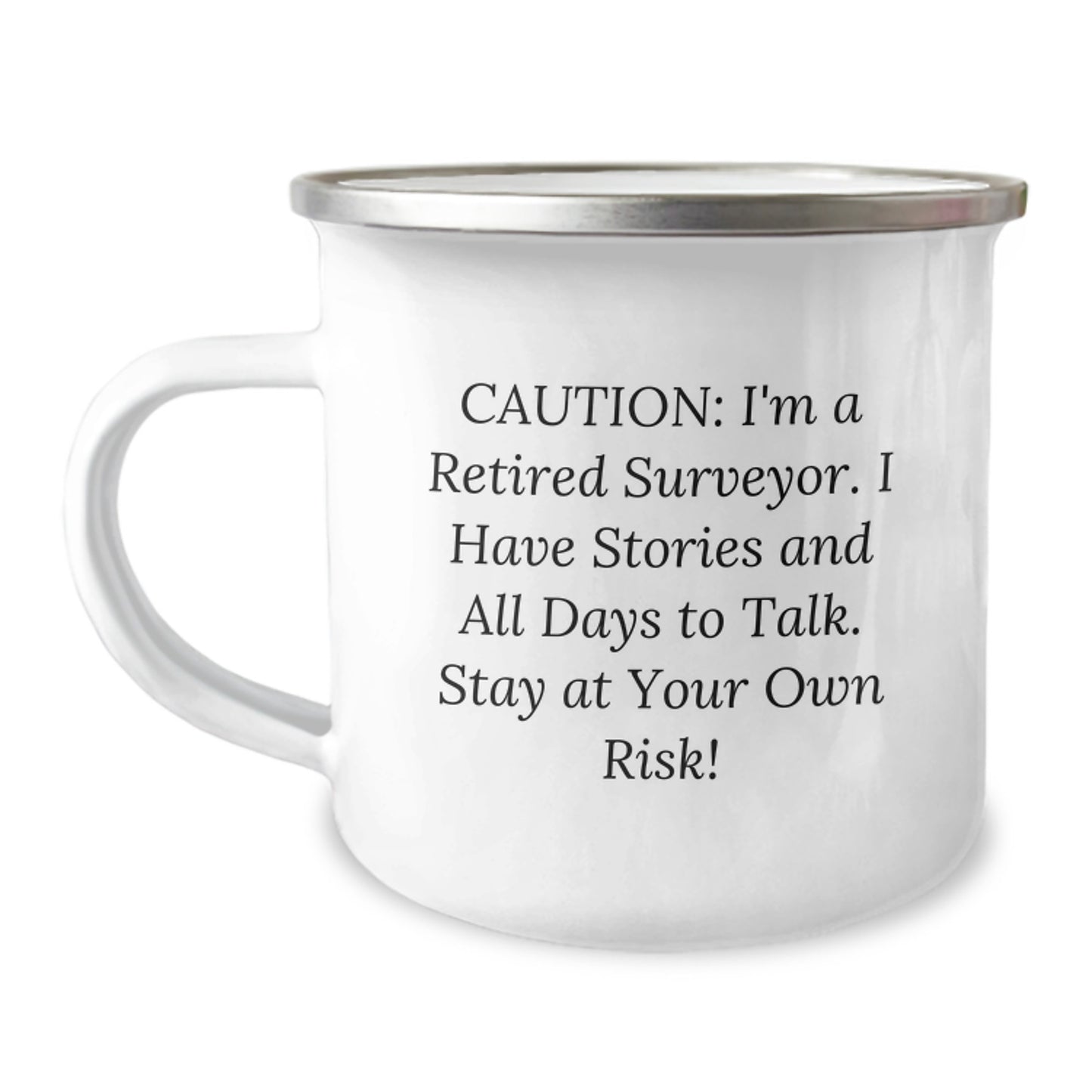 Funny Surveyor Gifts for Men, Surveyor Camping Mug, Unique Christmas Unique Gifts from Family to Friends - Image 1
