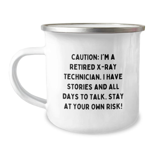 Funny X-Ray Technician Gifts for Men from Family - Camping Mug for Christmas Unique Presents - Image 1