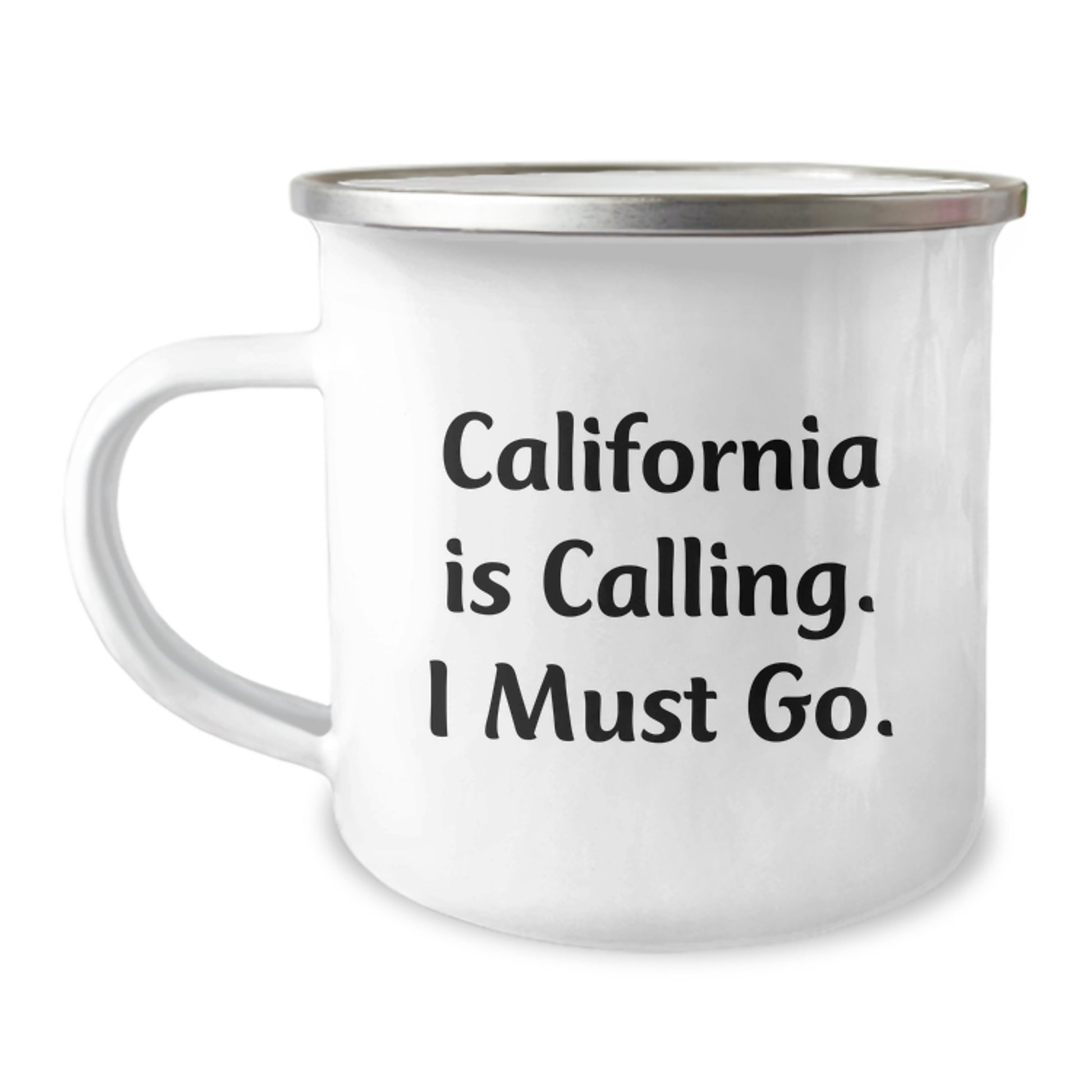 California Camping Mug, Funny Quote Gift for Friends from California, Christmas Unique Gifts - Image 1