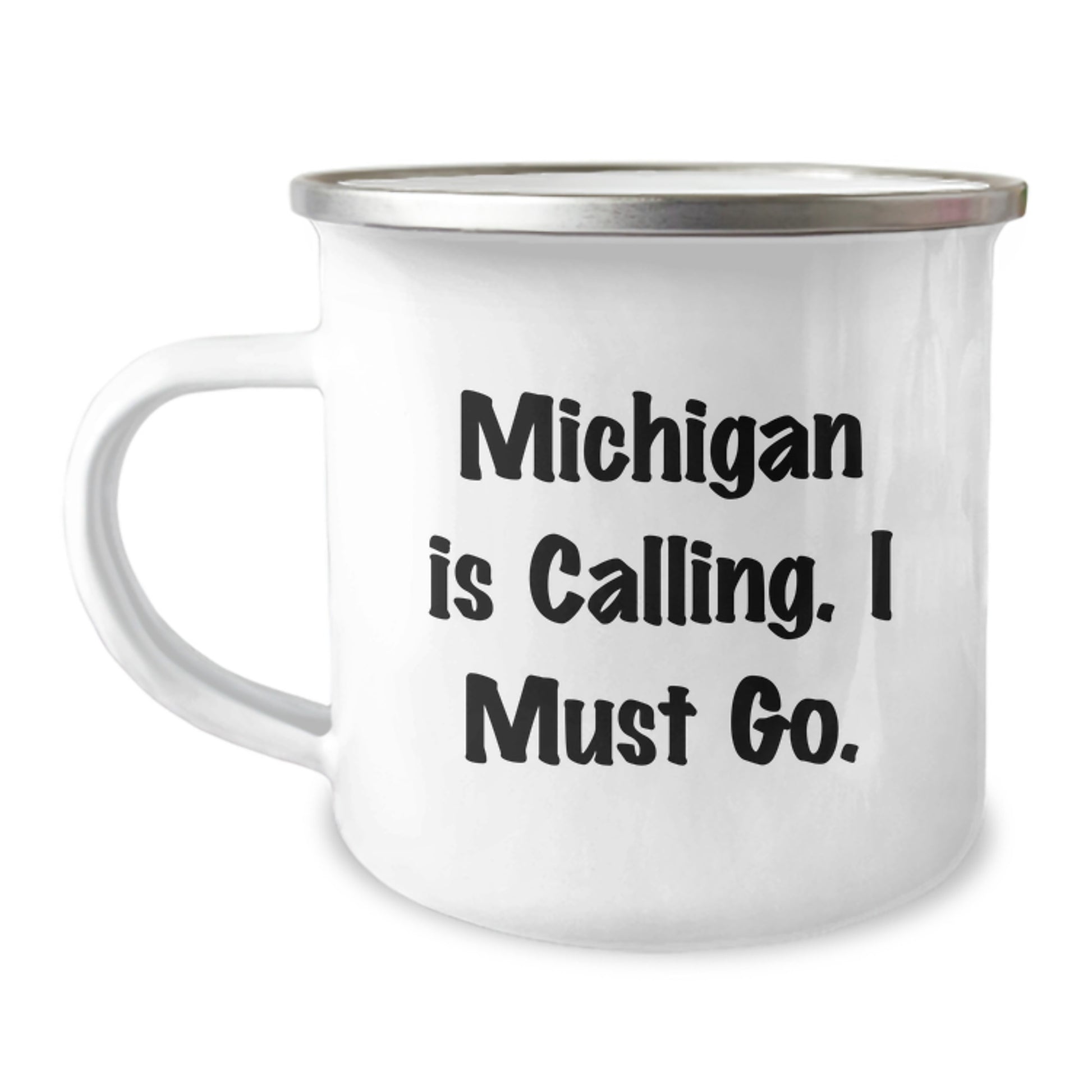 Michigan Camping Mug Funny Quote Gifts for Friends from Michigan - Image 1