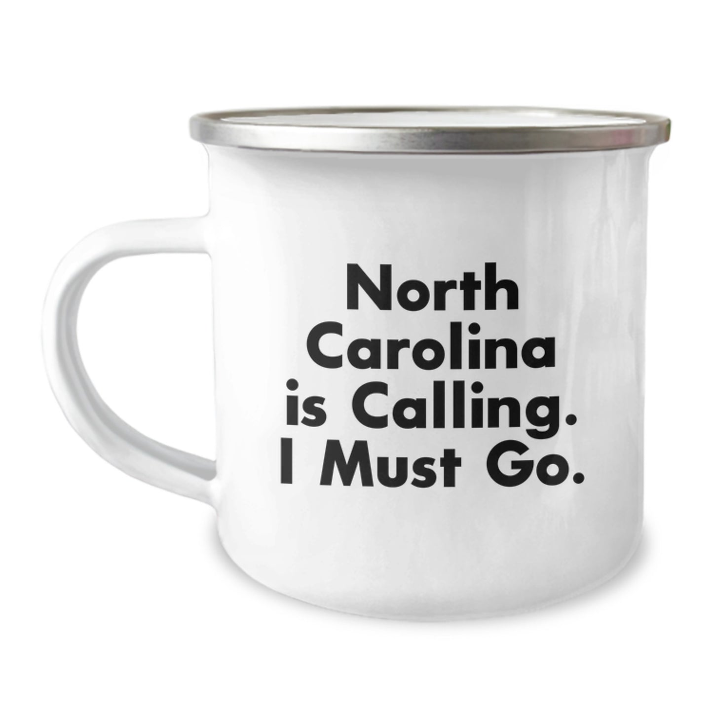 North Carolina Calling Gifts from Friends for North Carolina Graduates, Funny Camping Mug - Image 1