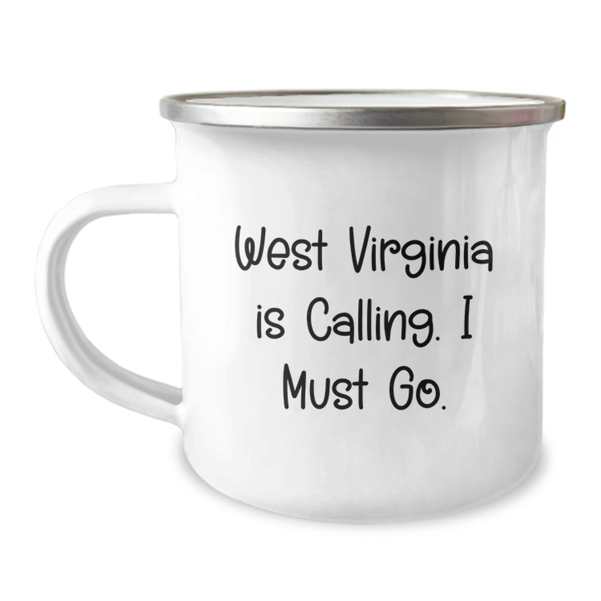 West Virginia Calling Gifts for Men from Friends - Funny Camping Mug for Graduation - Image 1