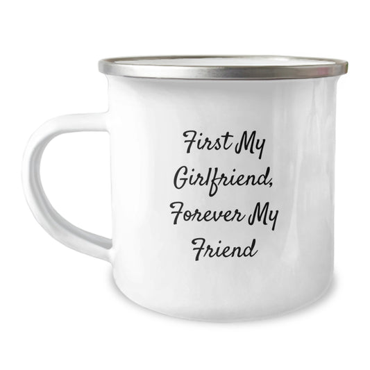 Funny Sweetheart Gifts for Her - First My Sweetheart, Forever My Friend, Camping Mug for Graduation, Unique Gifts from Friends - Image 1
