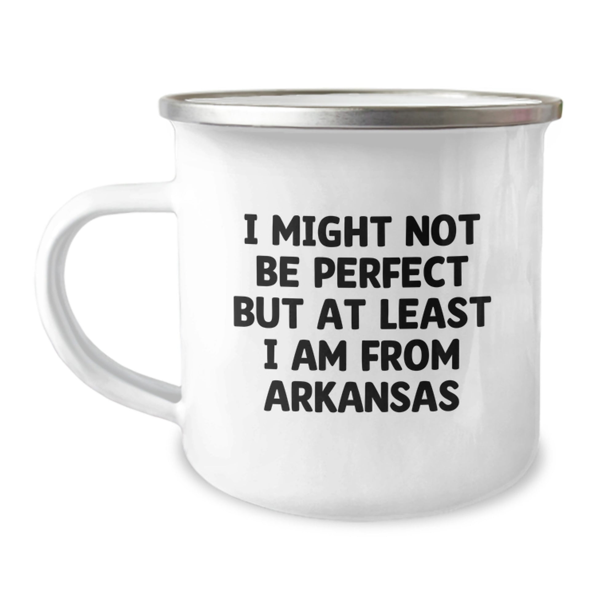 Arkansas Proud Camping Mug, Funny Quote Gifts from Friends for Graduation - Image 1