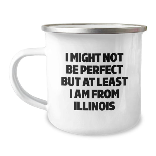 Funny Illinois Camping Mug Gifts from Friends for Illinois Men Women Family - Image 1