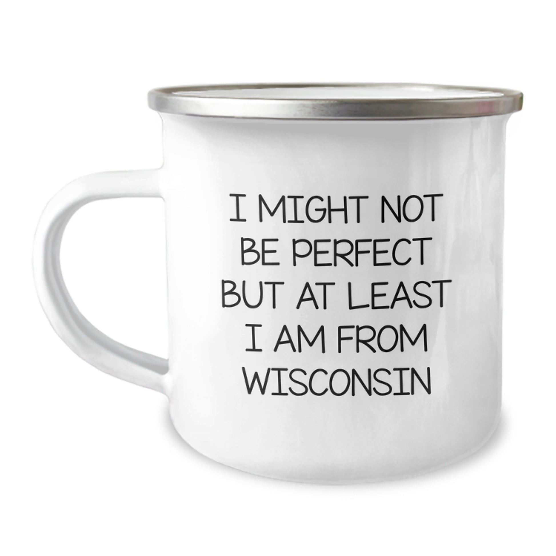 Wisconsin Camping Mug - Funny Gifts from Men for Friends - Christmas Unique Gifts for Wisconsin Lovers - Image 1
