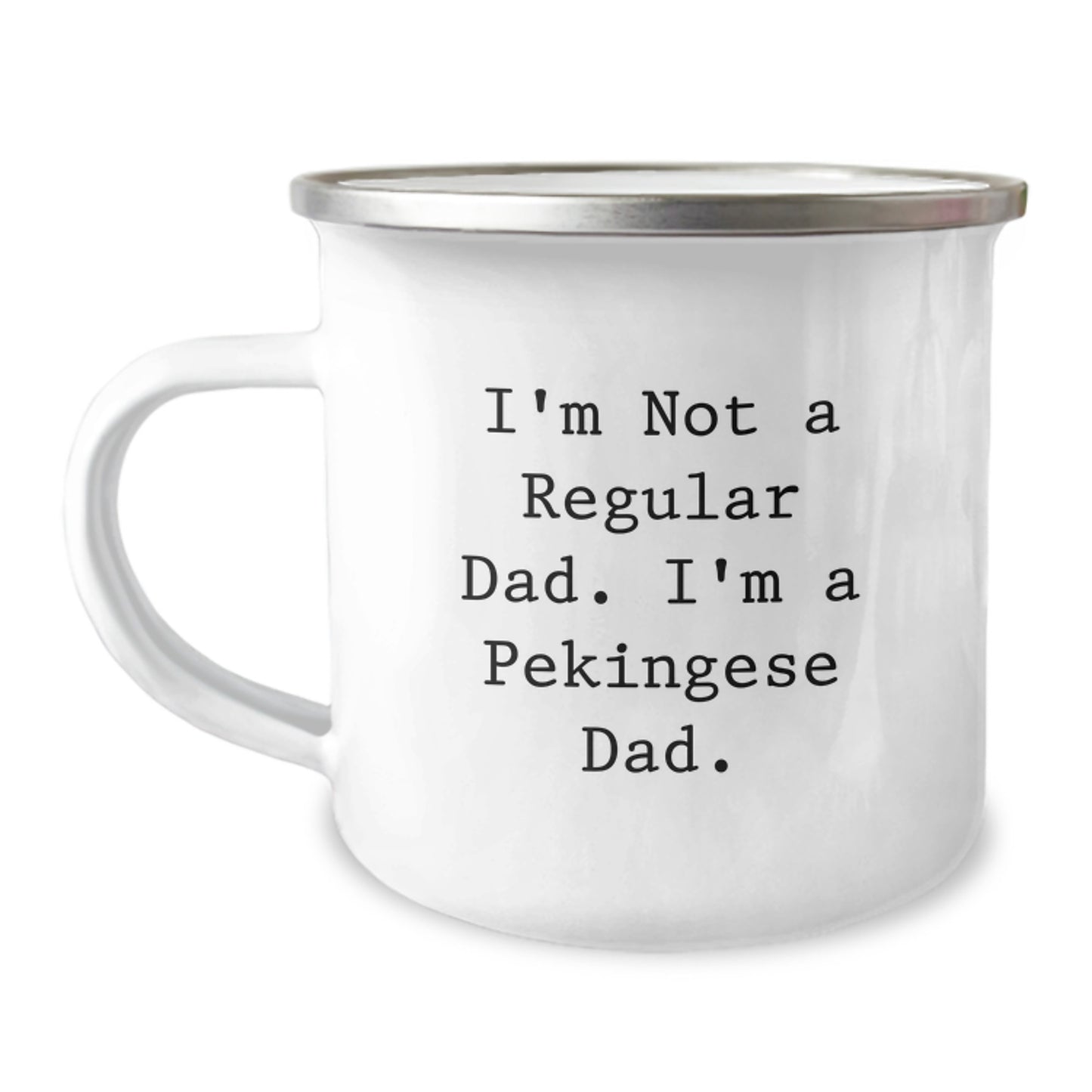 Funny Pekingese Dog Camping Mug Gifts for Dad from Men, Christmas Unique - Image 1