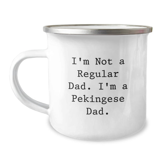 Funny Pekingese Dog Camping Mug Gifts for Dad from Men, Christmas Unique - Image 1
