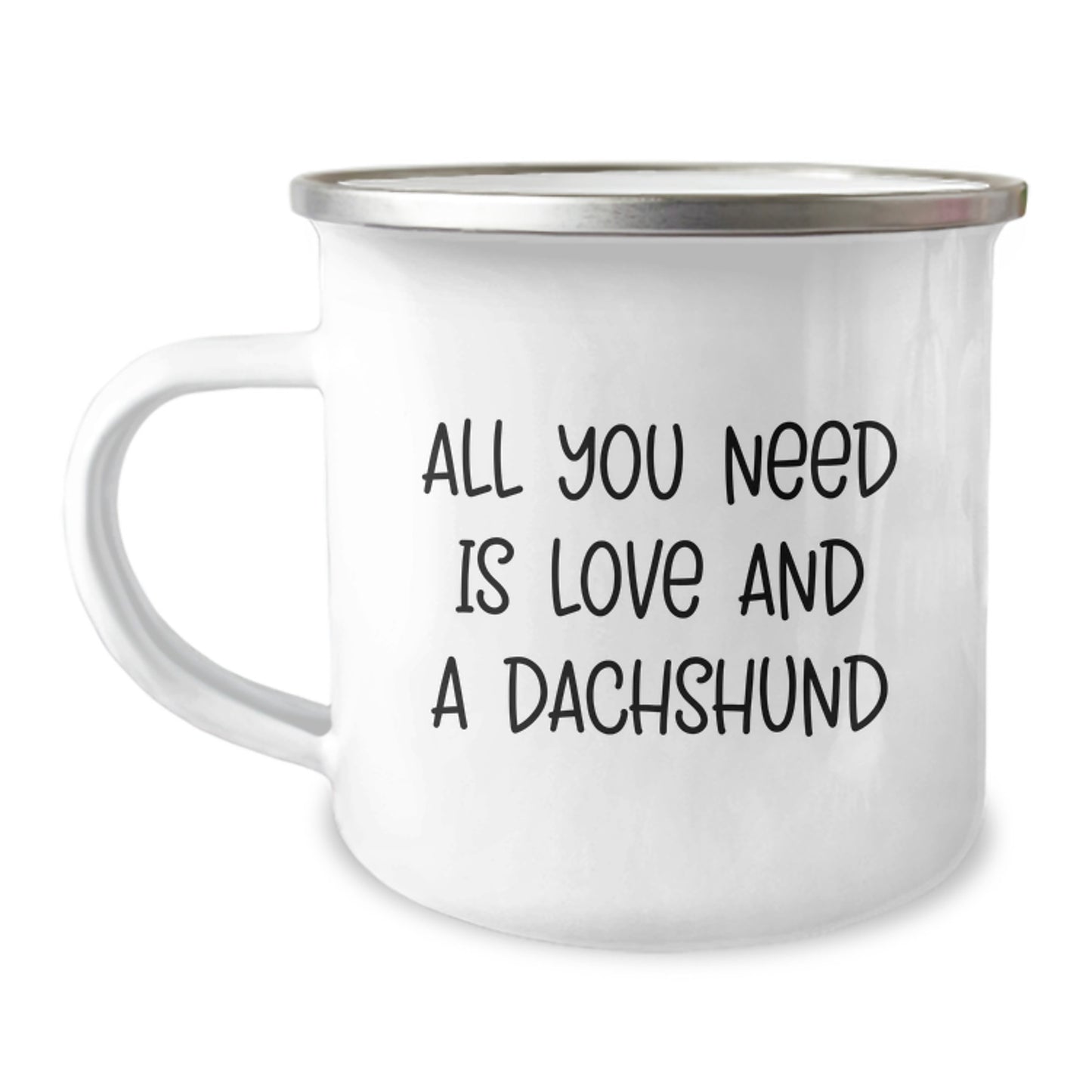 Dachshund Dog Lovers Christmas Camping Mug Gifts from Friends and Family for Dachshund Dog Enthusiasts with Funny Quote - Image 1