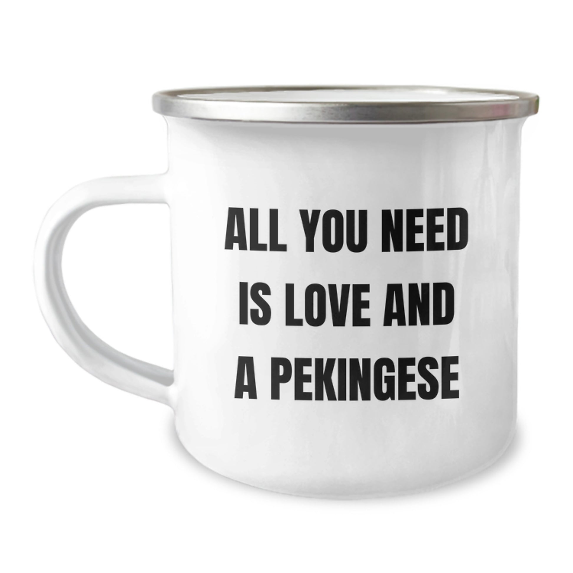 Unique Pekingese Dog Camping Mug Gifts from Friends on Christmas - Image 1