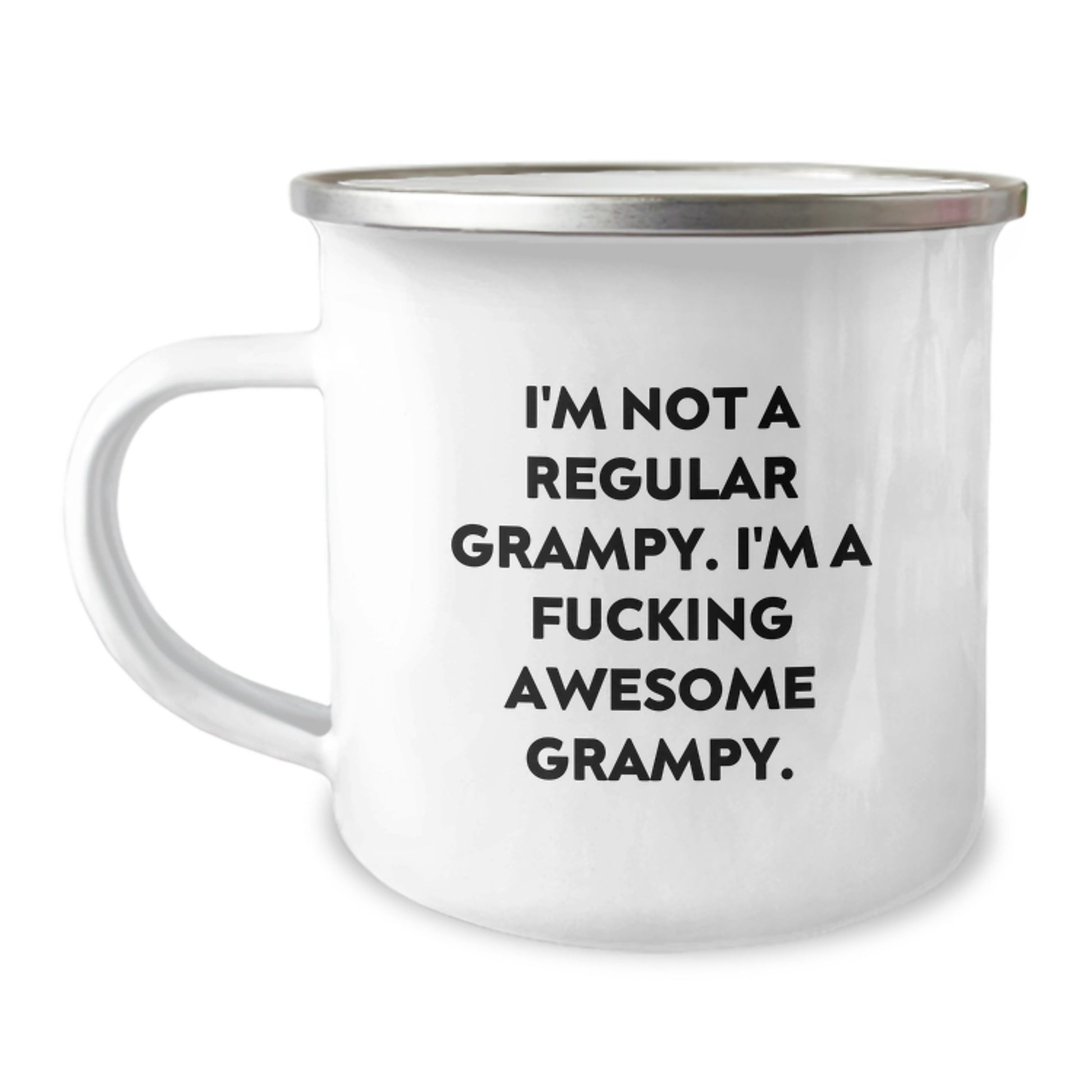 Funny Grampy Camping Mug Gifts for Christmas from Men to Men, Unique Camping Mug for Grampy, Awesome Grampy Quote - Image 1