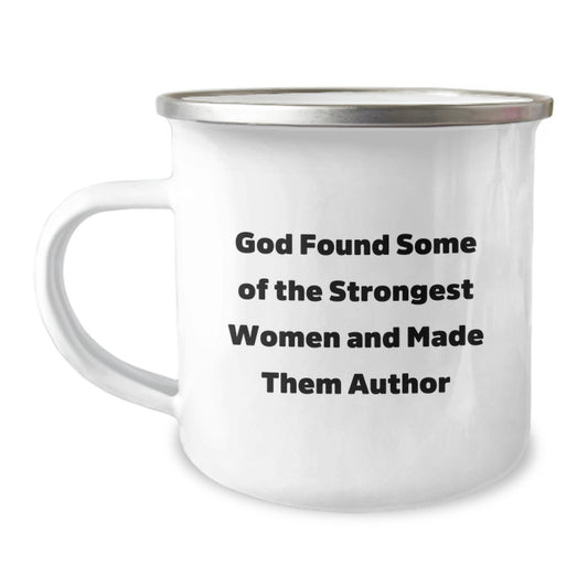 Funny Author Gifts for Authors, Unique Camping Mug, Christmas Unique Gifts from Friends - Image 1