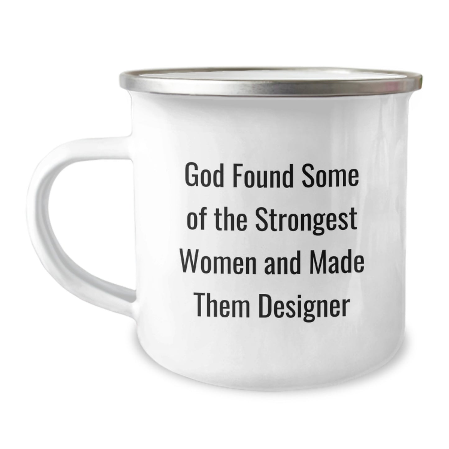 Funny Inspirational Designer Camping Mug Gifts from Friends for Women at Christmas - Image 1