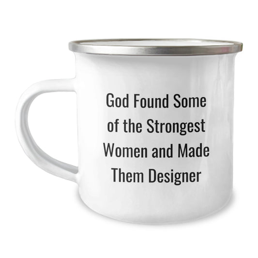 Funny Inspirational Designer Camping Mug Gifts from Friends for Women at Christmas - Image 1