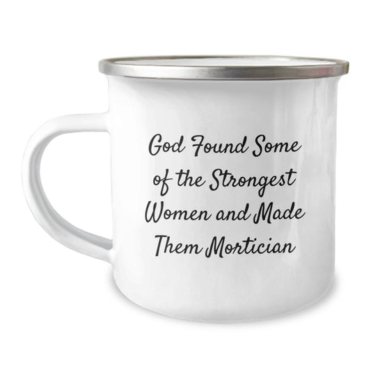 Funny Mortician Gifts from Family - Christmas Unique Gifts for Mortician Friends and Women Morticians - Camping Mug - Image 1