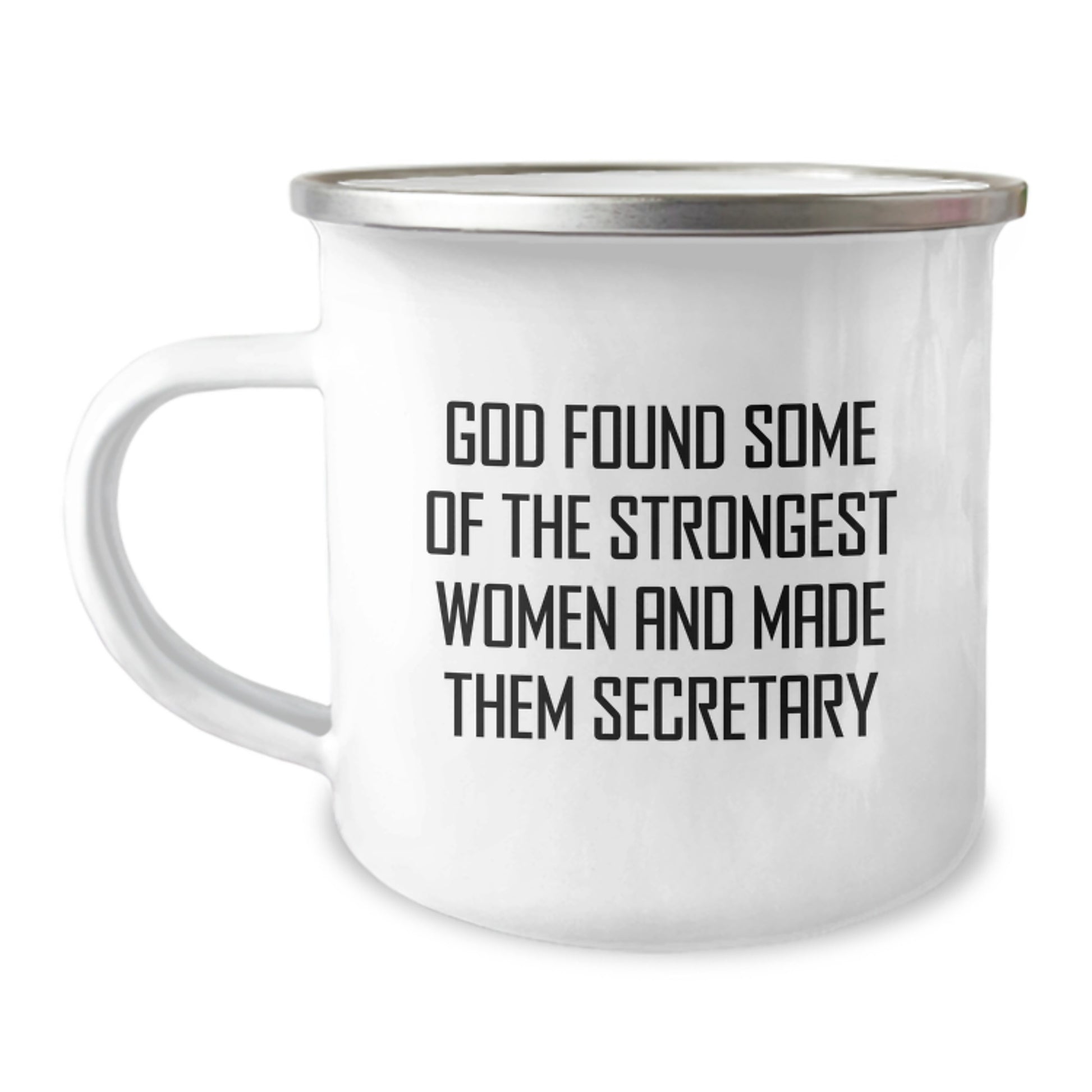 Funny Secretary Gifts from Men, Funny Secretary Camping Mug Christmas Unique Gifts for Men Secretary Women Coworkers Family Friends - Image 1