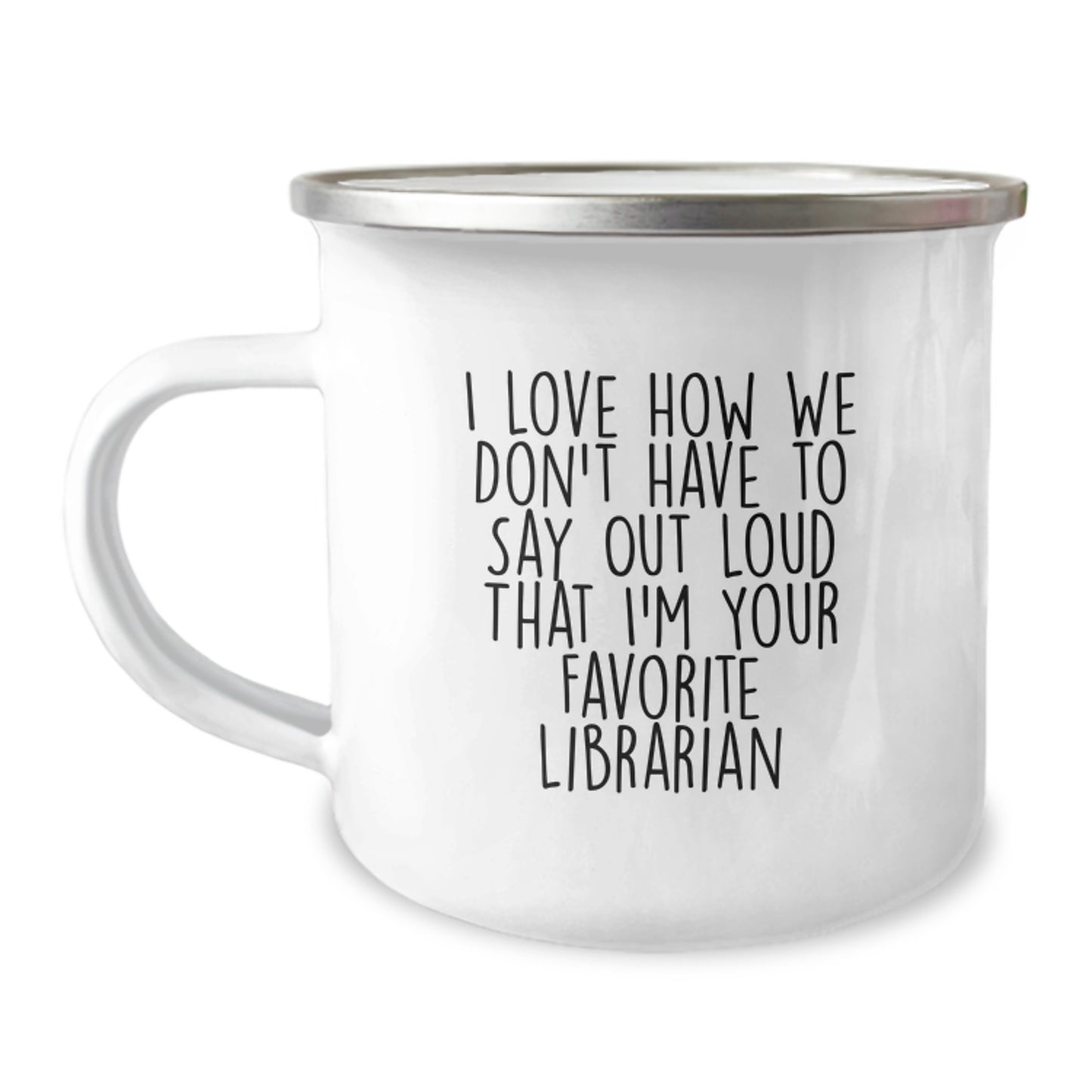Librarian Gifts Funny Quote Camping Mug for Favorite Librarians Gifts from Family Friends Coworkers to Librarian Graduation Unique Gifts - Image 1