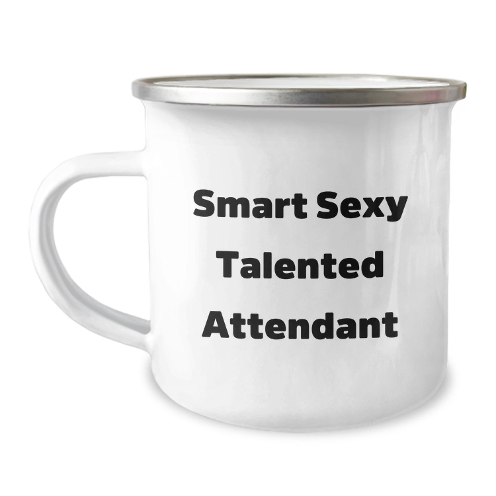 Gifts from Friends to Attendants, Funny Smart Sexy Talented Attendant Quote, Camping Mug for Christmas Unique Gifts - Image 1