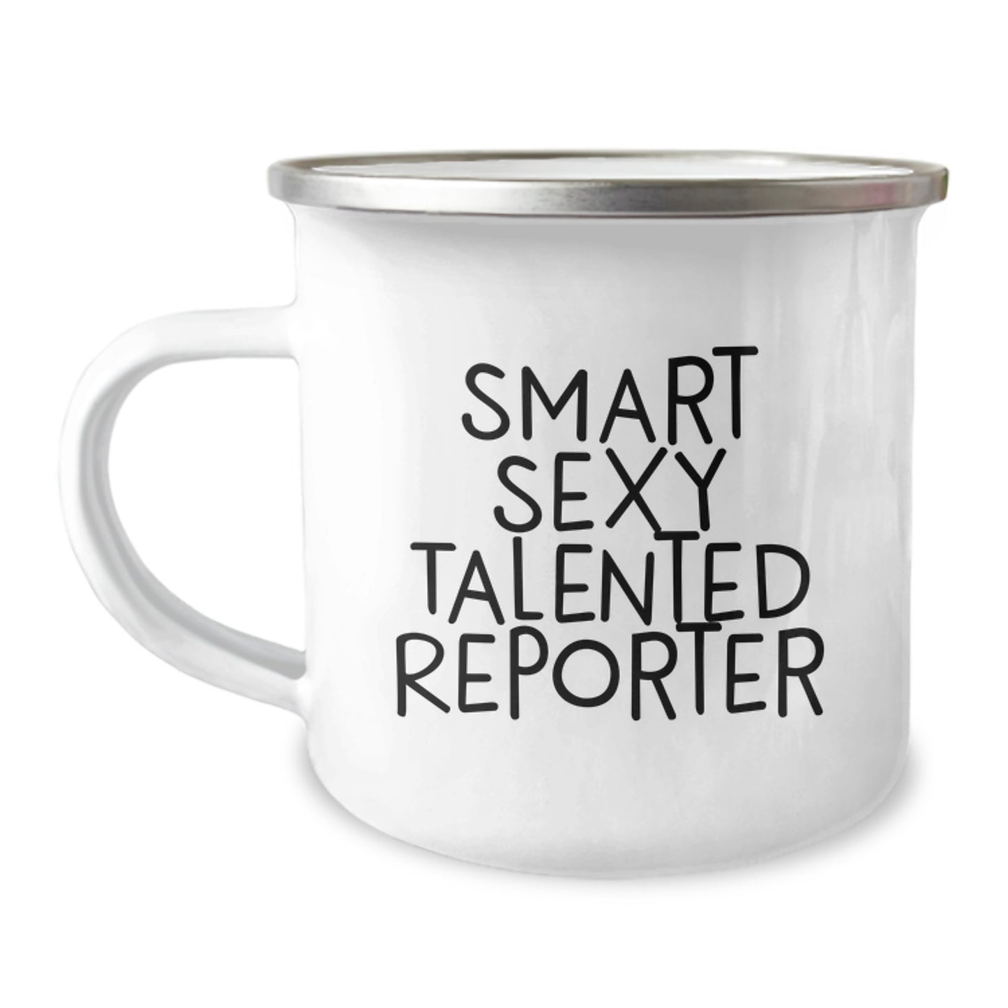 Gifts from Friends and Family for Smart Sexy Talented Reporters, Unique Camping Mugs with Inspiring Quote, Christmas Unique Gifts - Image 1