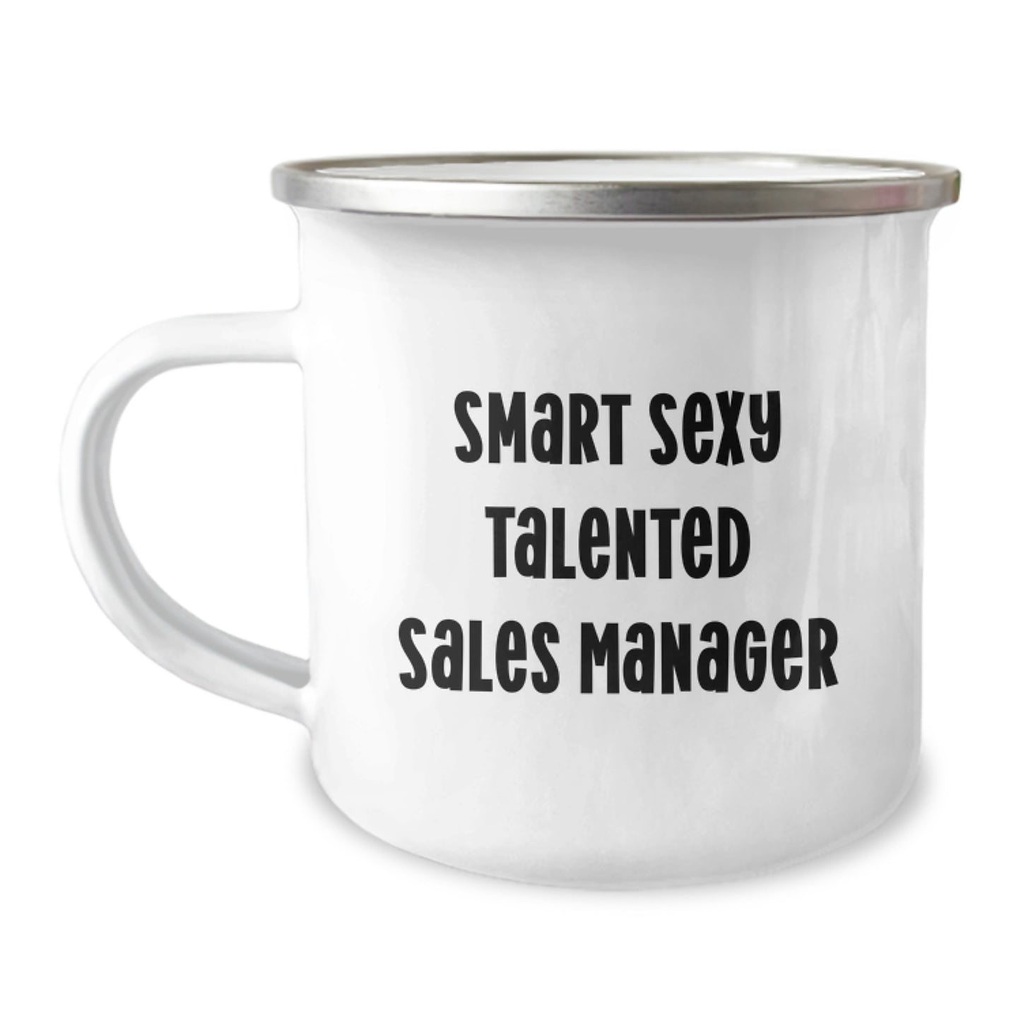 Funny Sales Manager Gifts, Christmas Unique Mugs for Men, Smart Sexy Talented Sales Manager Quote, Camping Mugs for Sales Team, Gifts from Friends - Image 1