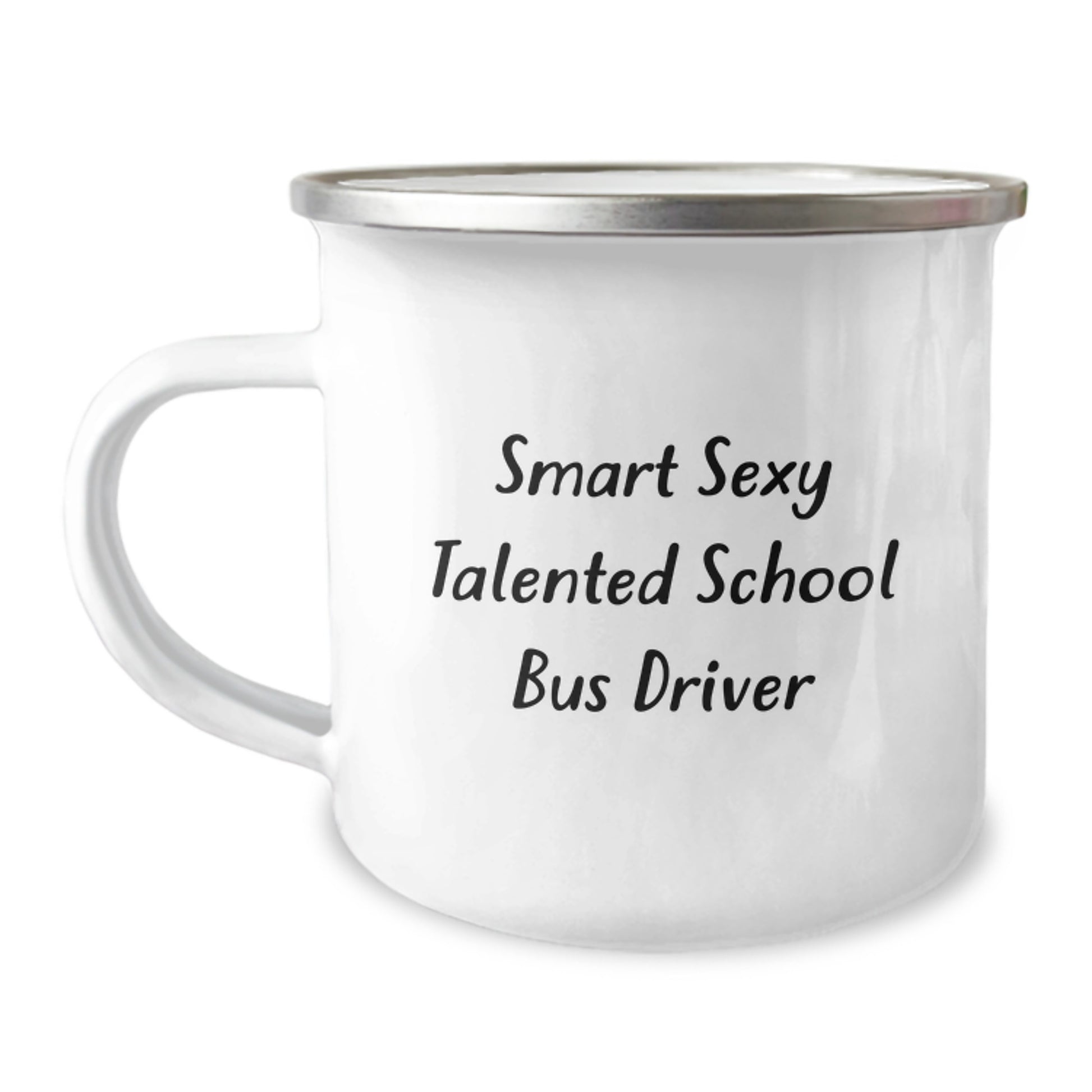 Funny School Bus Driver Gifts for Men - Smart Sexy Talented School Bus Driver Quote, Christmas Unique Presents, Camping Mug for School Bus Driver - Image 1