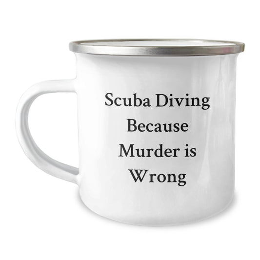 Unique Scuba Diving Gifts for Friends, Funny Scuba Diving Christmas Unique Gifts from Men, Funny Scuba Diving Quote - Image 1