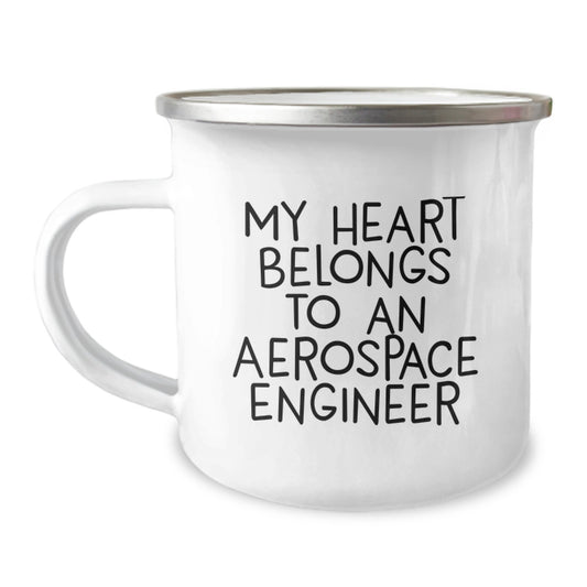 Funny Aerospace Engineer Gifts from Men to Women - My Heart Belongs To An Aerospace Engineer Christmas Unique Gifts - Image 1