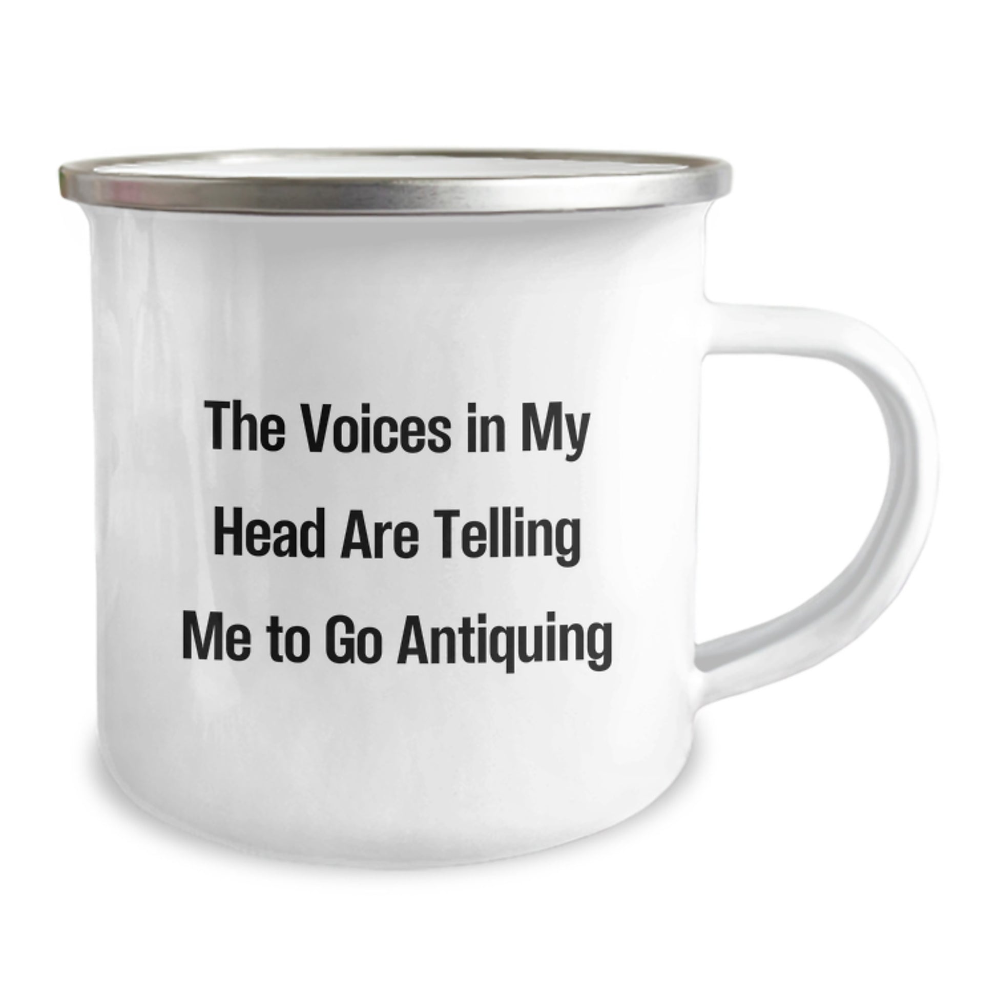 Funny Antiquing Camping Mug Gifts from Friends for Antiquing Enthusiasts - Christmas Unique Mugs for Women Men and Family - The Voices In My Head Are Telling Me To Go Antiquing - Image 2