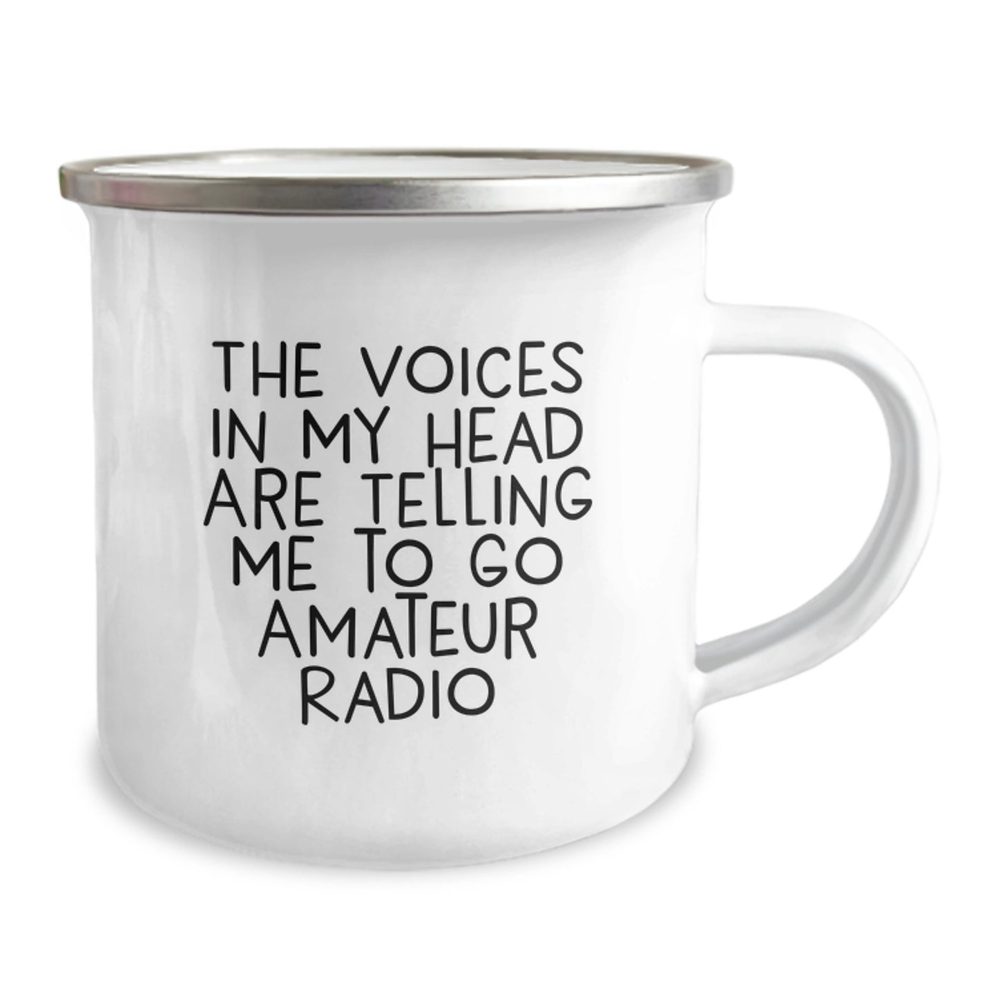 Funny Amateur Radio Gifts for Men - The Voices In My Head Are Telling Me To Go Camping Mug - Unique Christmas Unique Gifts from Friends to Amateur Radio Enthusiasts - Image 2