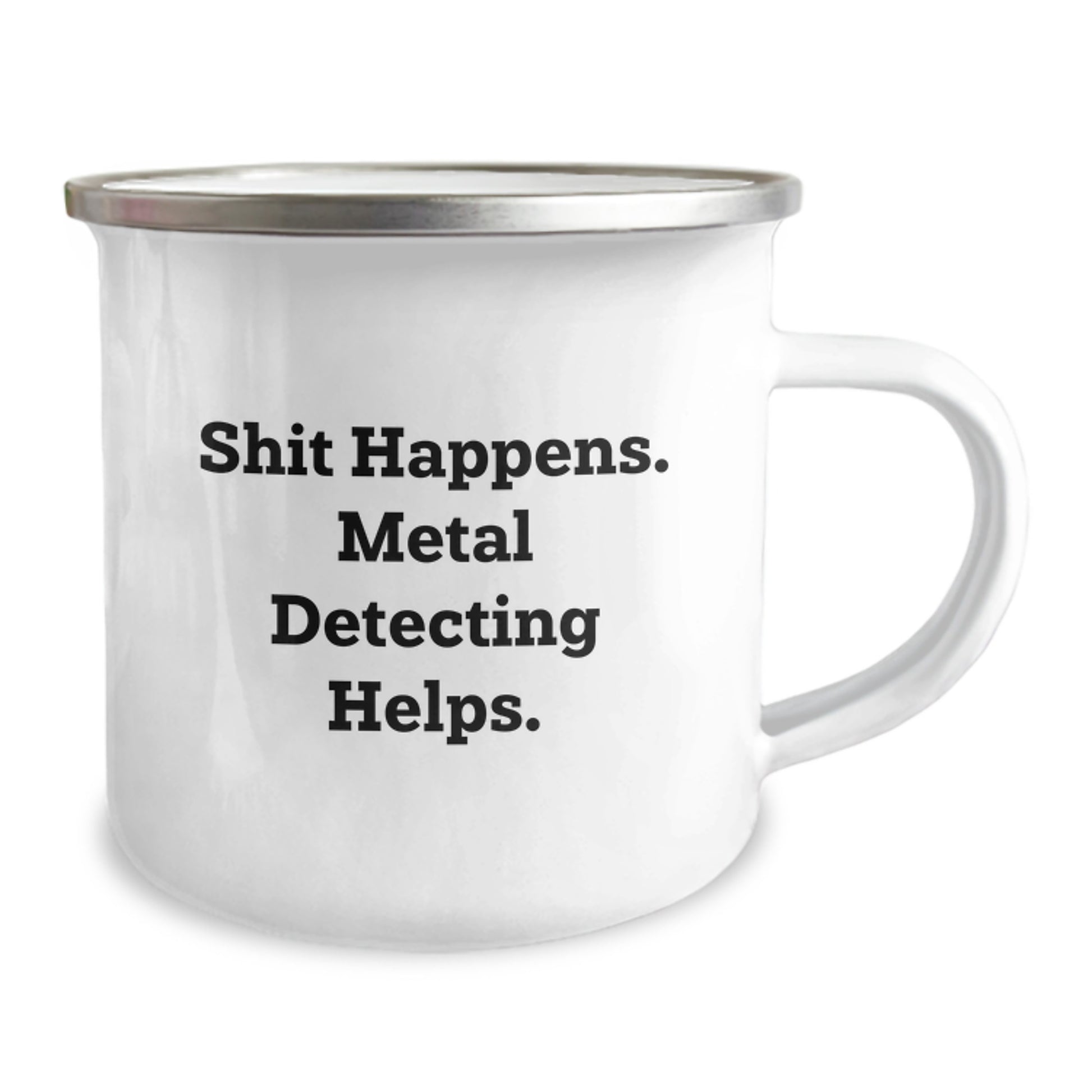 Funny Metal Detecting Camping Mug for Men Christmas Unique Gifts from Dad to Son - Image 2