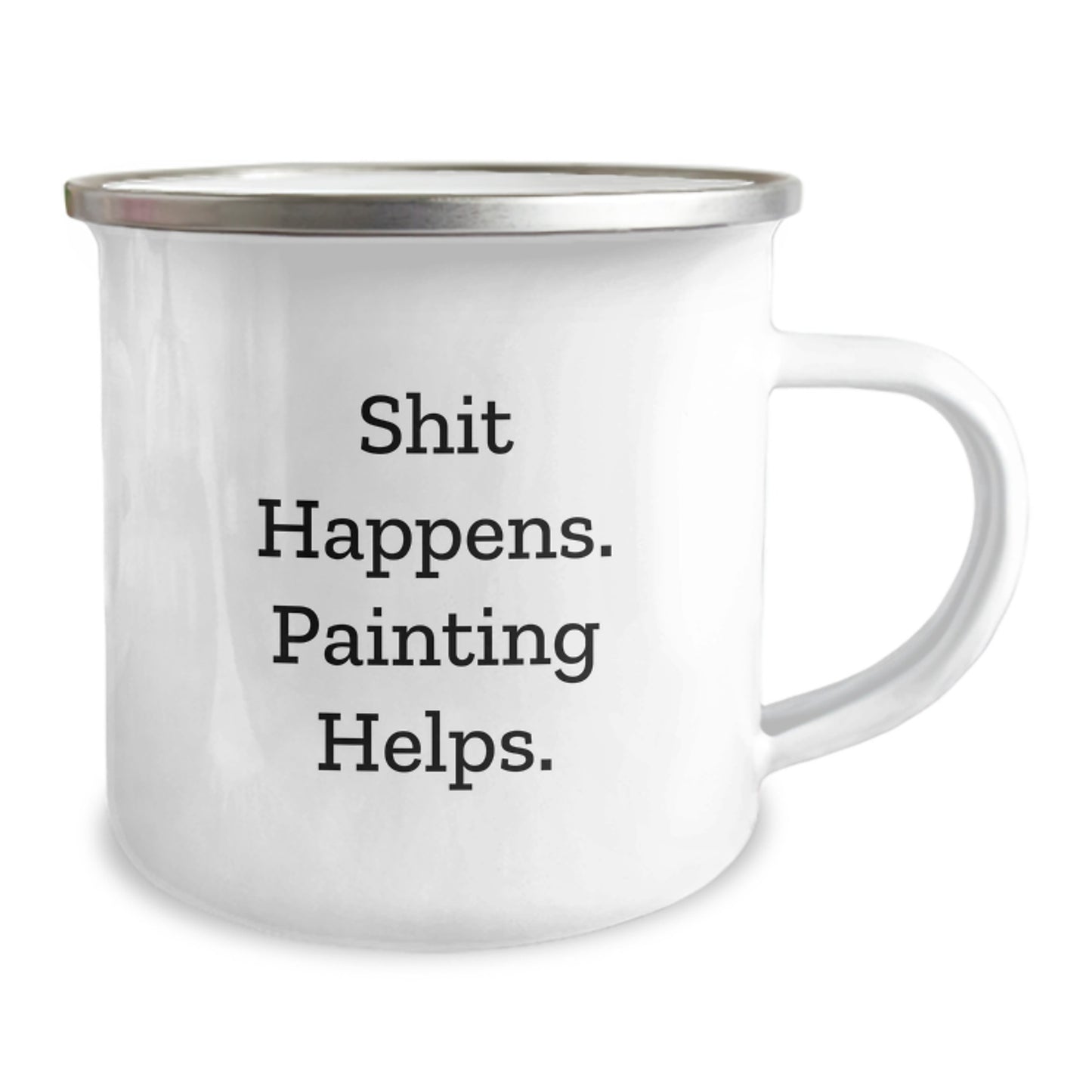 Funny Painting Gifts for Friends from Men, Unique Christmas Unique Gifts for Painting Lover, Camping Mug with Painting Quote - Image 2