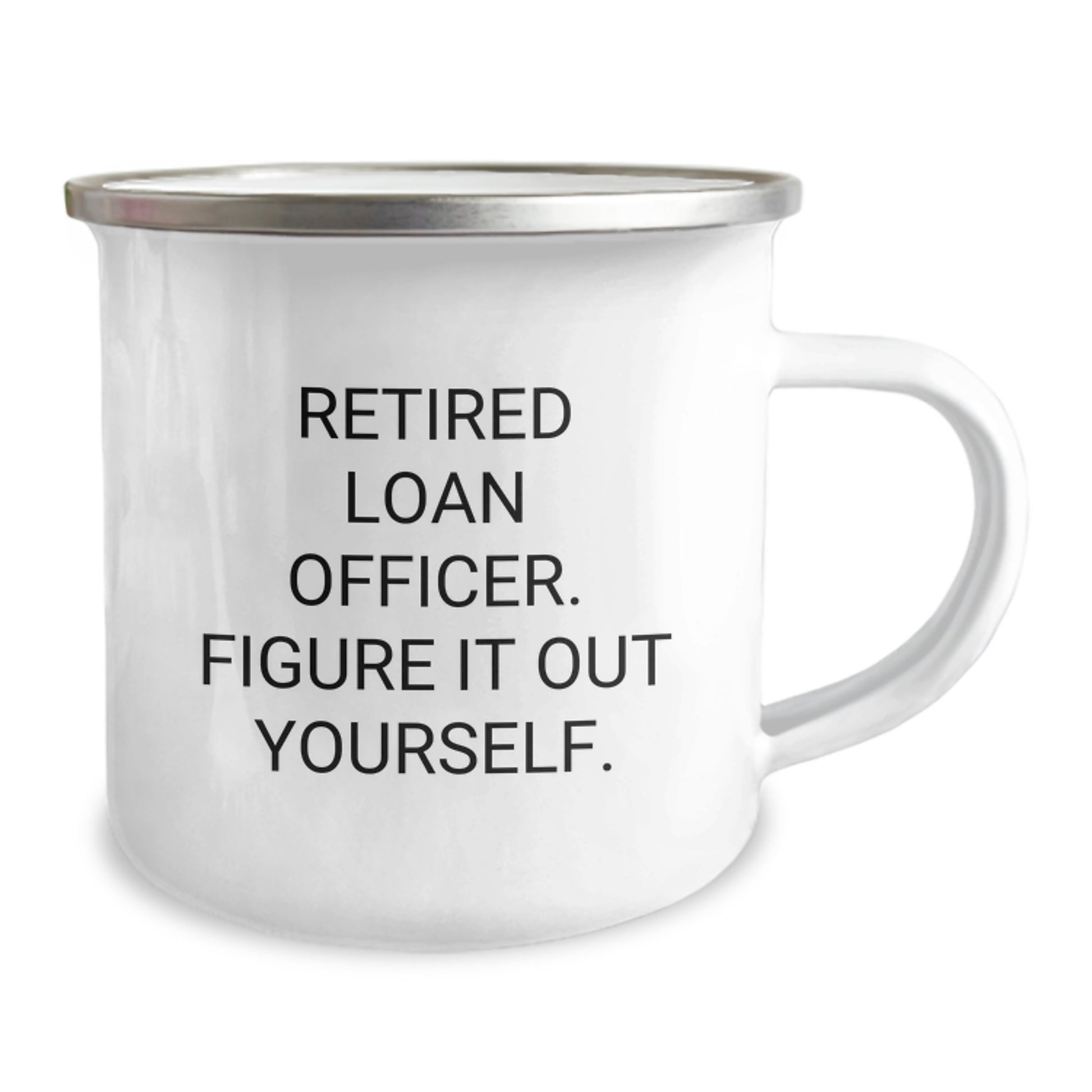 Funny Loan Officer Gifts from Friends - Retired Loan Officer Figure It Out Yourself Quote on Christmas Unique Gifts for Loan Officer Men - Image 2