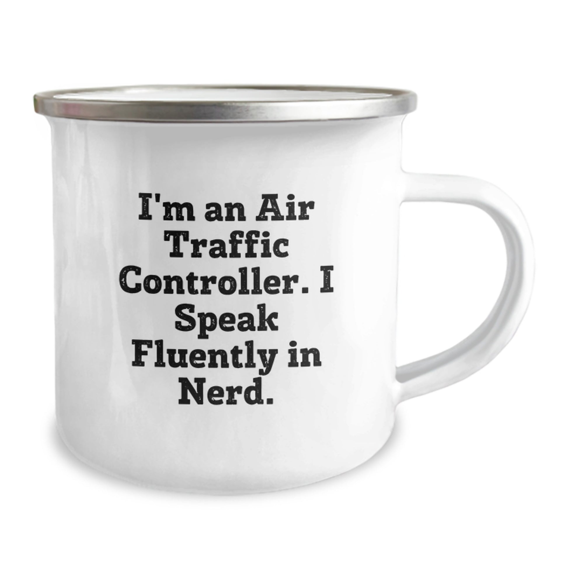 Funny Air Traffic Controller Gifts from Family for Men Unique Christmas Memorable Presents Camping Mug - Image 2
