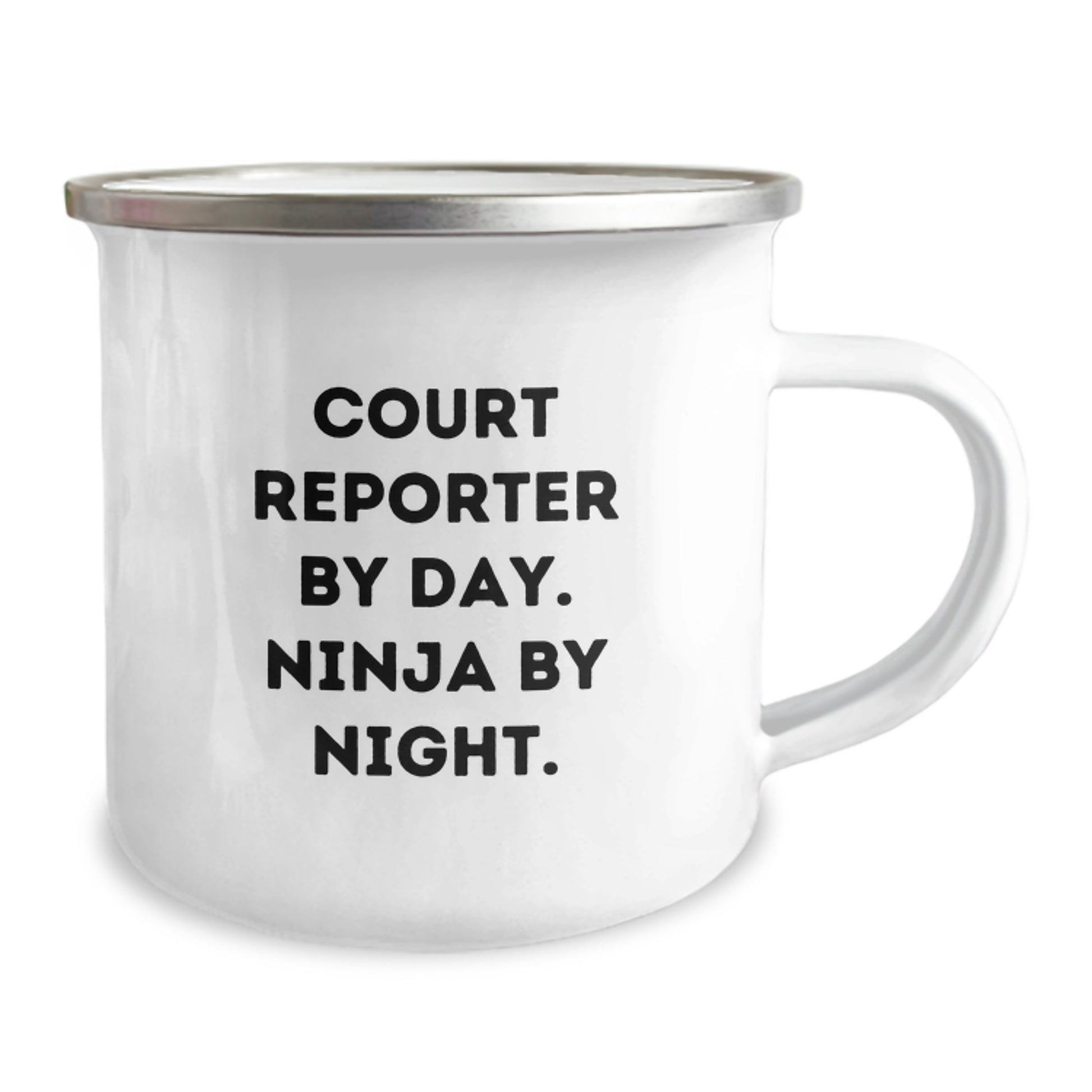 Court Reporter Ninja Gifts from Friends for Court Reporters, Camping Mug for Graduation Unique - Image 2