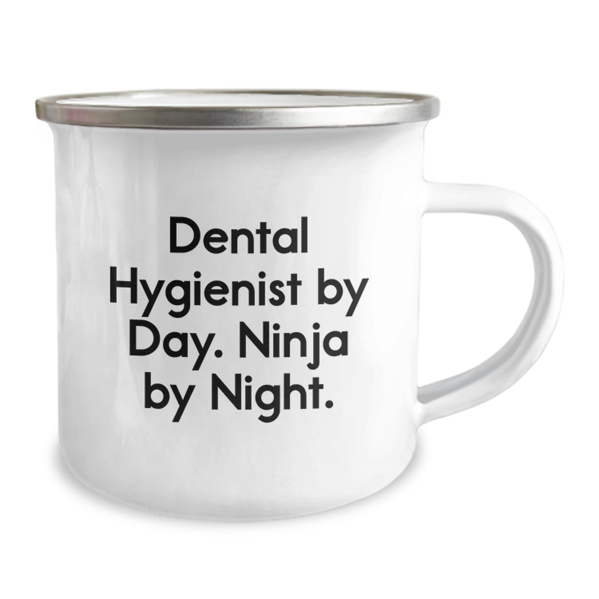 Funny Dental Hygienist Gifts, Dental Hygienist By Day Ninja By Night, Camping Mug for Christmas Unique Gifts - Image 2