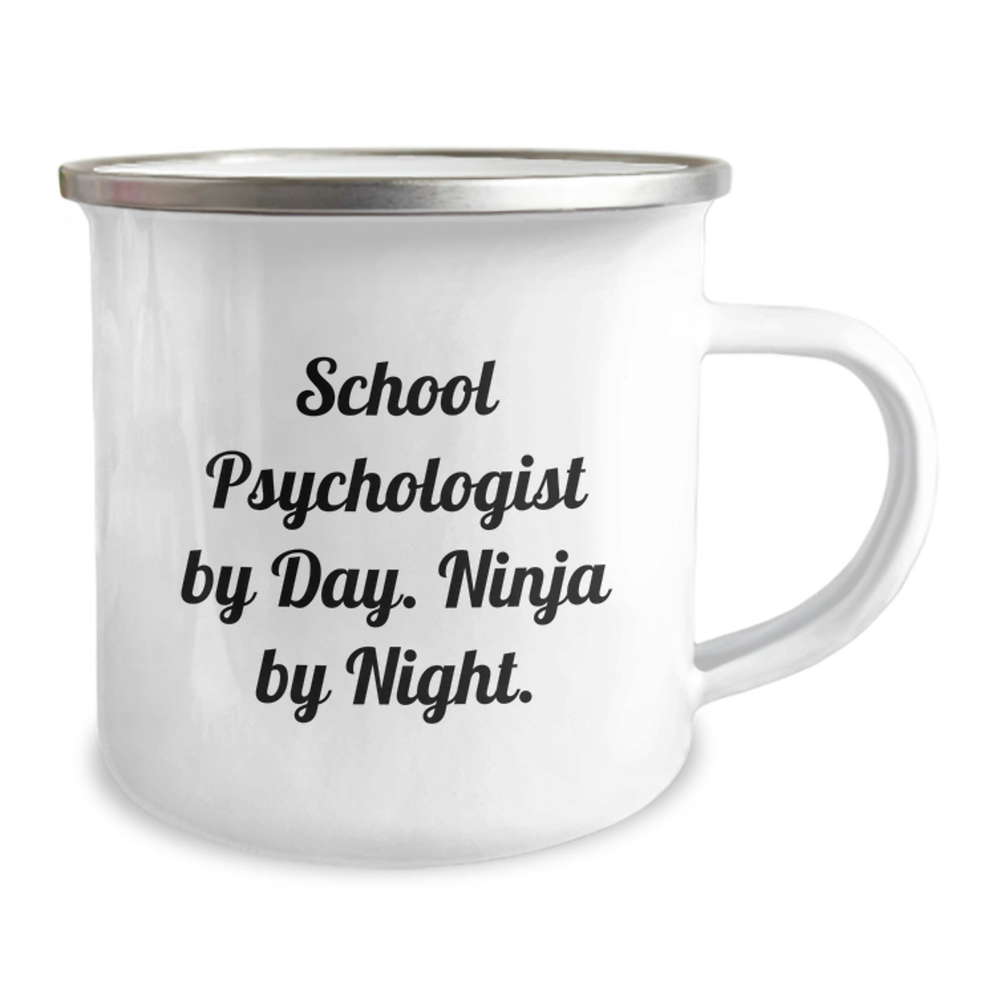 Funny School Psychologist Gifts from Men to Friends - School Psychologist By Day Ninja By Night Camping Mug, Christmas Unique Gifts - Image 2