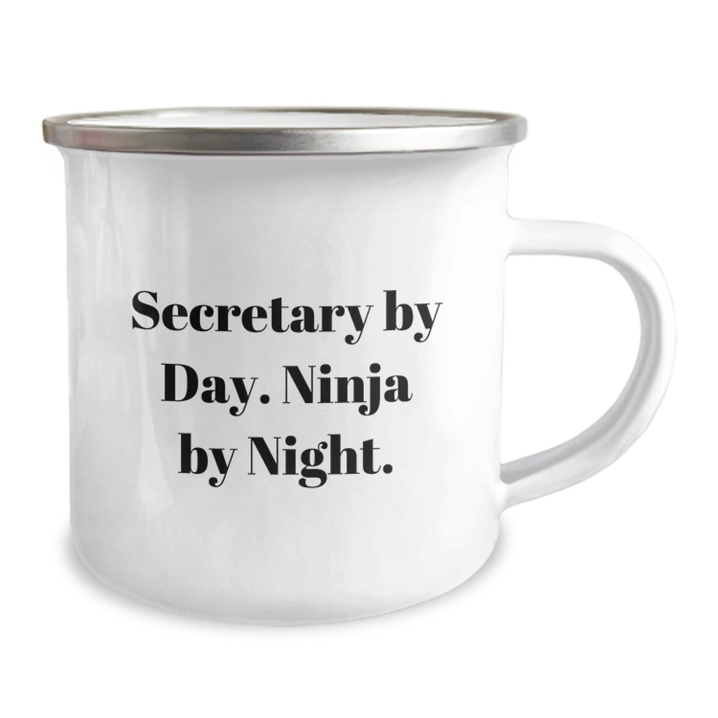 Funny Secretary Gifts from Friends - Secretary By Day. Ninja By Night. Christmas Unique Mugs for Secretary - Image 2