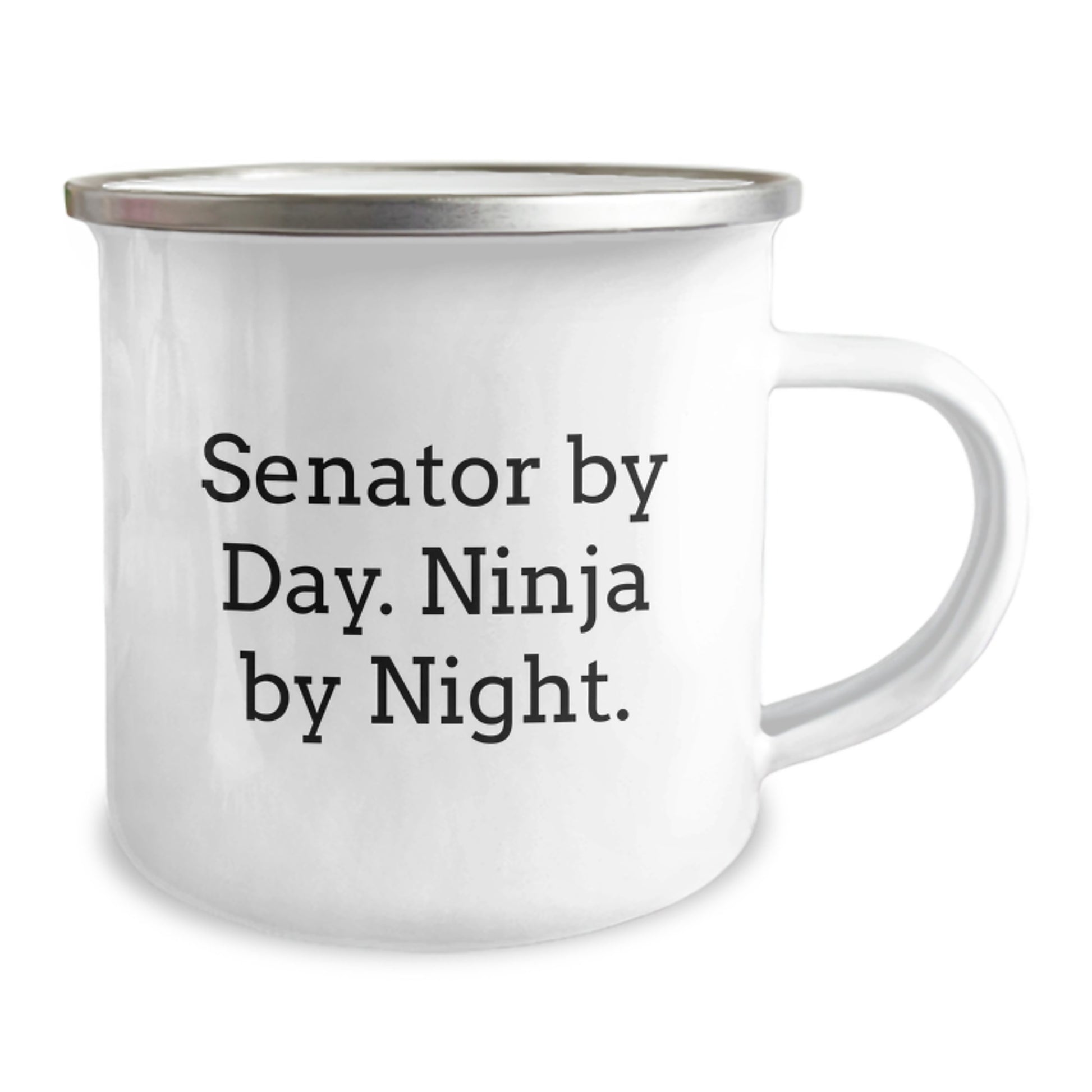 Gifts from Friends for Senator, Funny Camping Mug, Senator By Day. Ninja By Night. Christmas Unique Gifts - Image 2