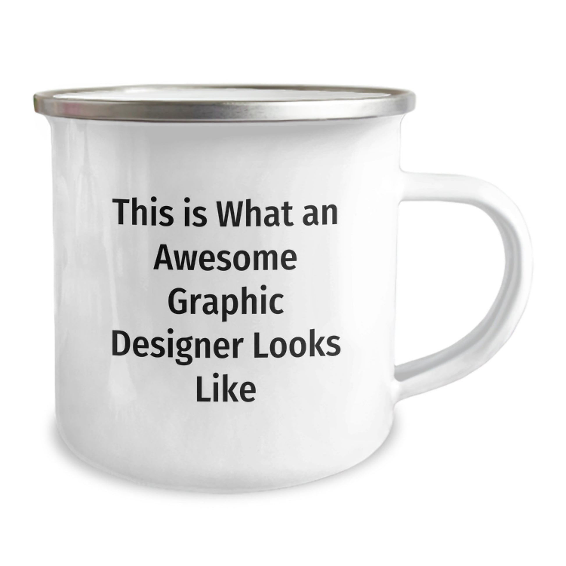 Funny Graphic Designer Gifts for Christmas - This Is What An Awesome Graphic Designer Looks Like Camping Mug, Gifts from Friends to Graphic Designers - Image 2
