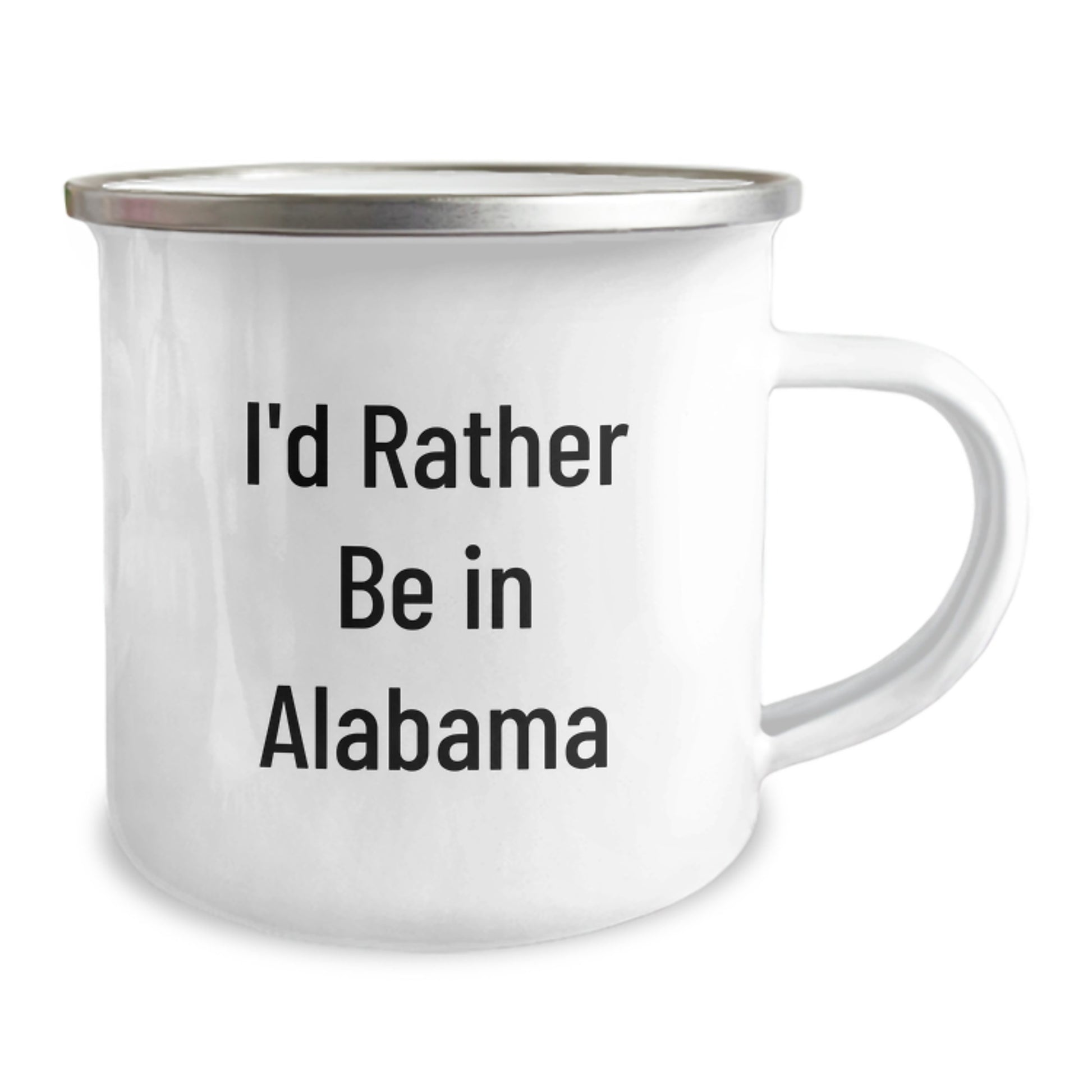 Alabama Camping Mugs for Friends, Unique Christmas Unique Gifts from Alabama, Funny 'I'd Rather Be In Alabama' - Image 2