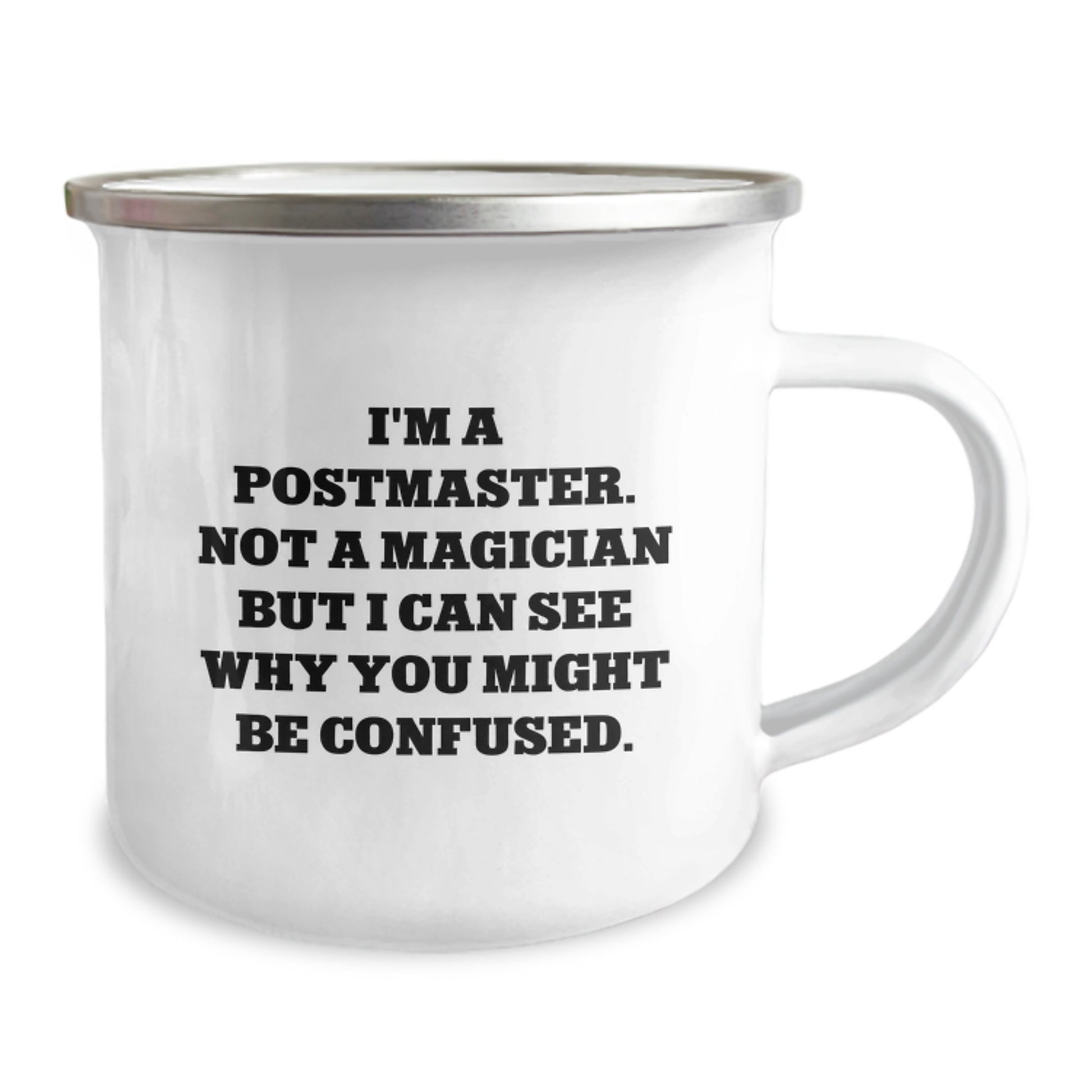 Postmaster Humor Gifts from Friends or Family - I'm A Postmaster. Not A Magician But I Can See Why You Might Be Confused. Graduation Unique Gifts for Postmaster - Image 2