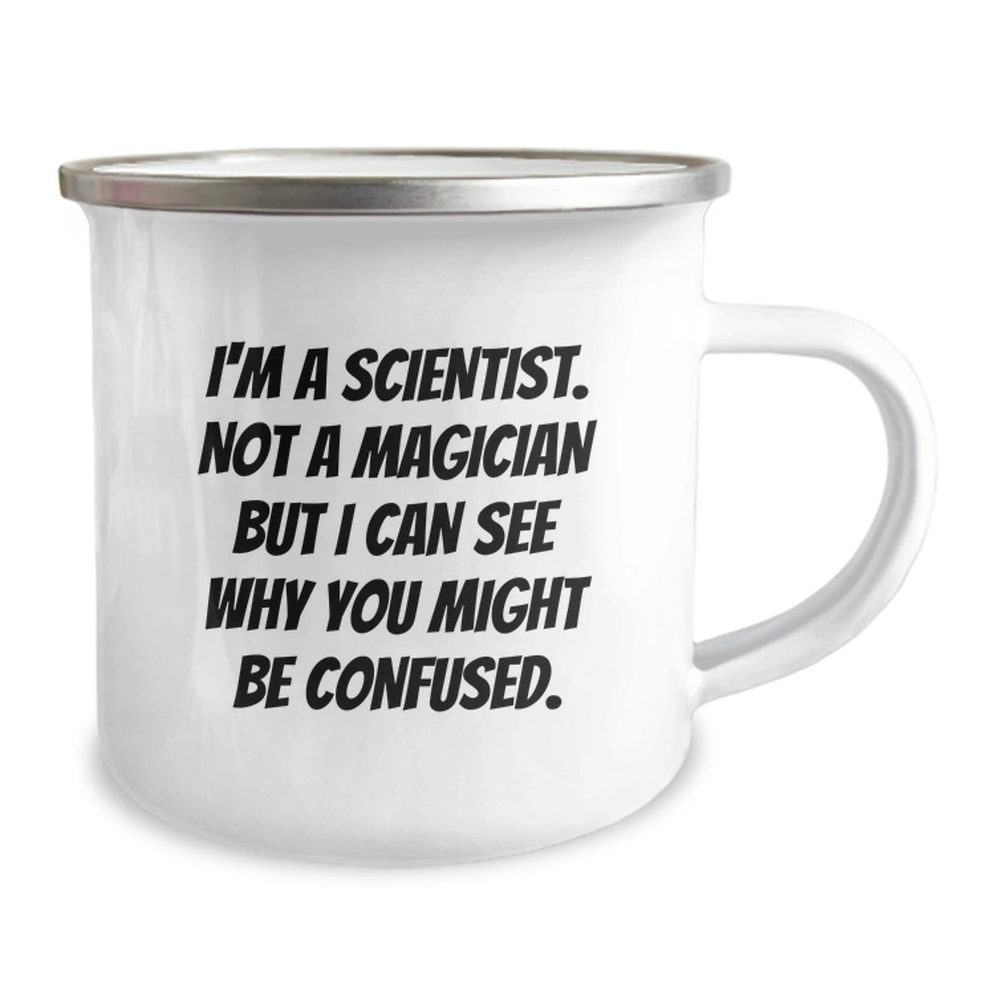 Funny Scientist Gifts from Men for Scientist Friends - Christmas Unique Scientist Mug for Camping, Perfect Camping Mug with Scientist Quote - Image 2