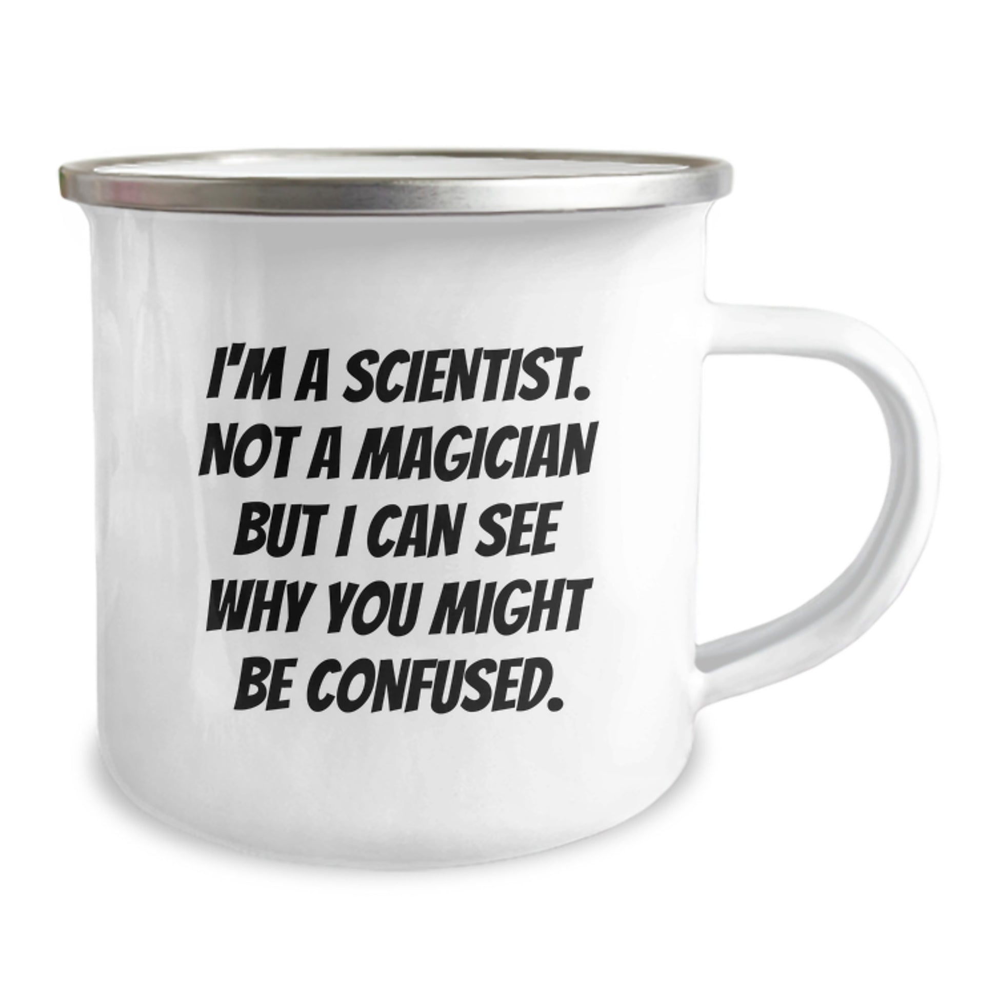 Funny Scientist Gifts from Men for Scientist Friends - Christmas Unique Scientist Mug for Camping, Perfect Camping Mug with Scientist Quote - Image 2